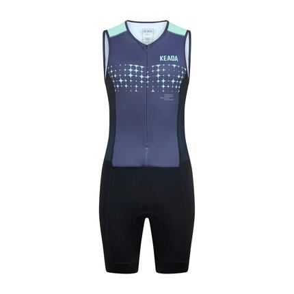 Systematic Four Triathlonanzug Damen Ärmellos Grün