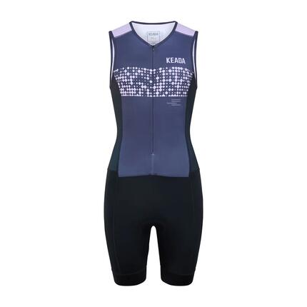 Systematic Two Triathlonanzug Damen Ärmellos Violett