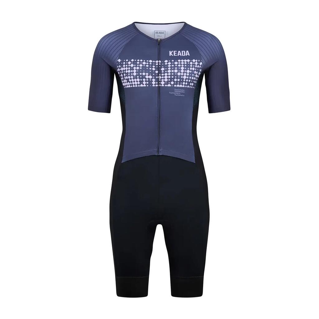 Systematic One Trisuit - Mens Sleeved Trisuit Purple