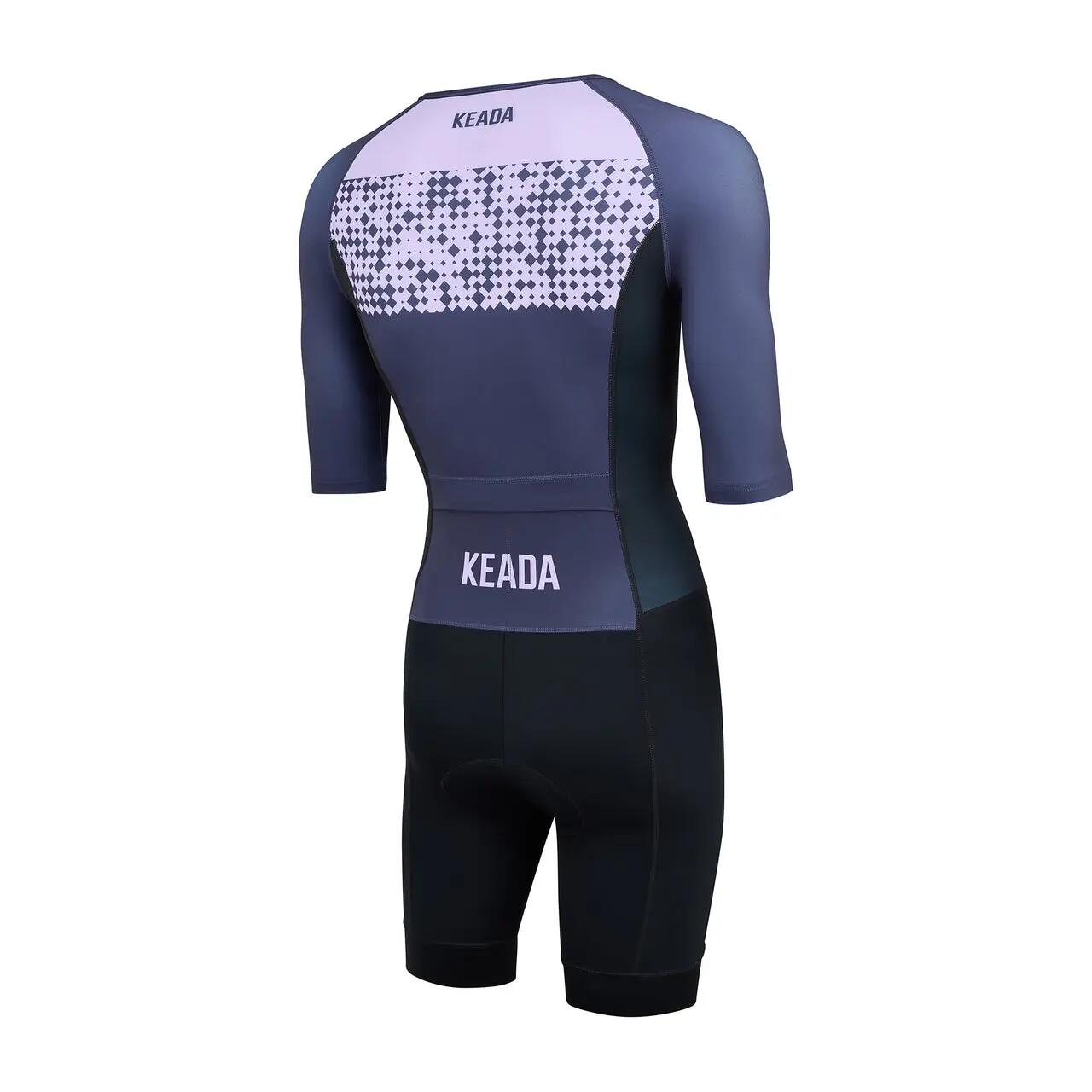 Systematic One Trisuit - Womens Sleeved Trisuit Purple 2/4