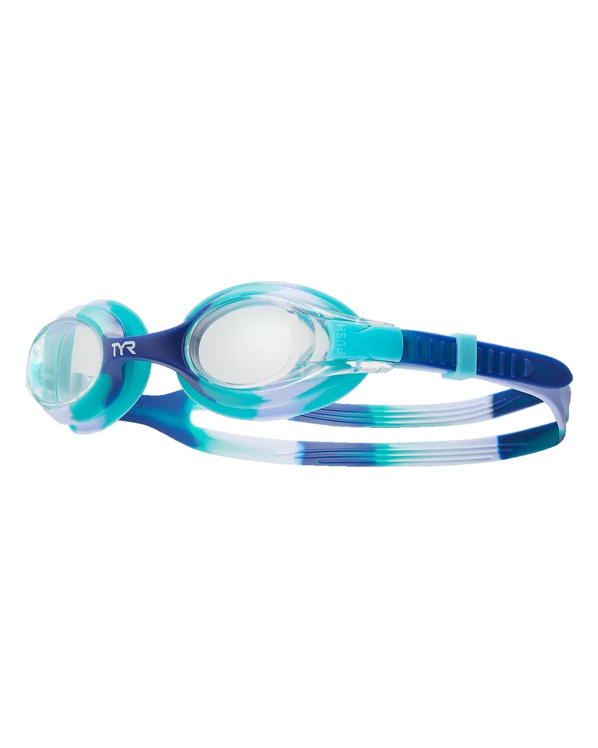 Okularki pływackie dziecięce TYR swimple Tie dye 5/5