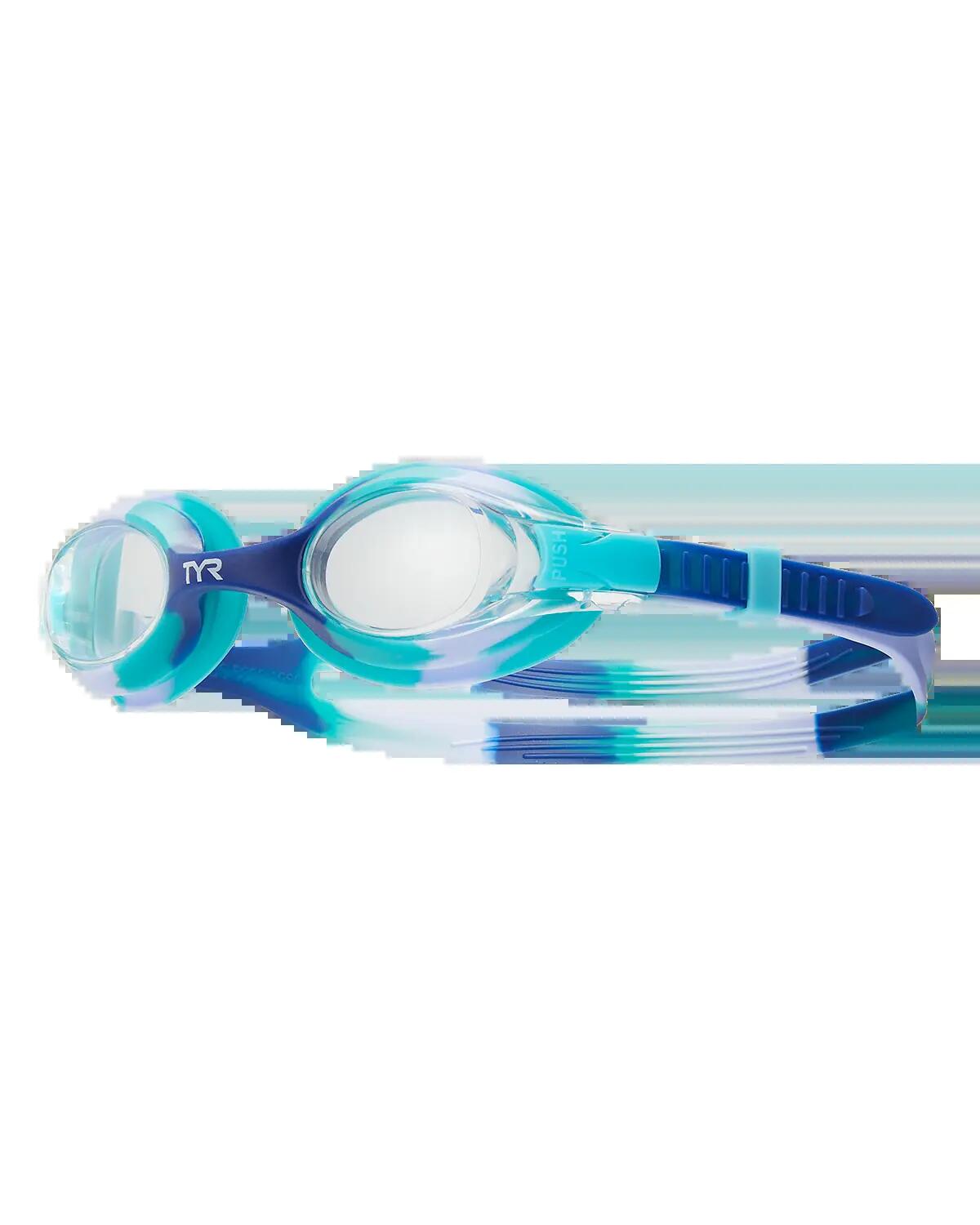 Lunettes de natation TYR pour enfants - Orange / Tie Dye 5/5