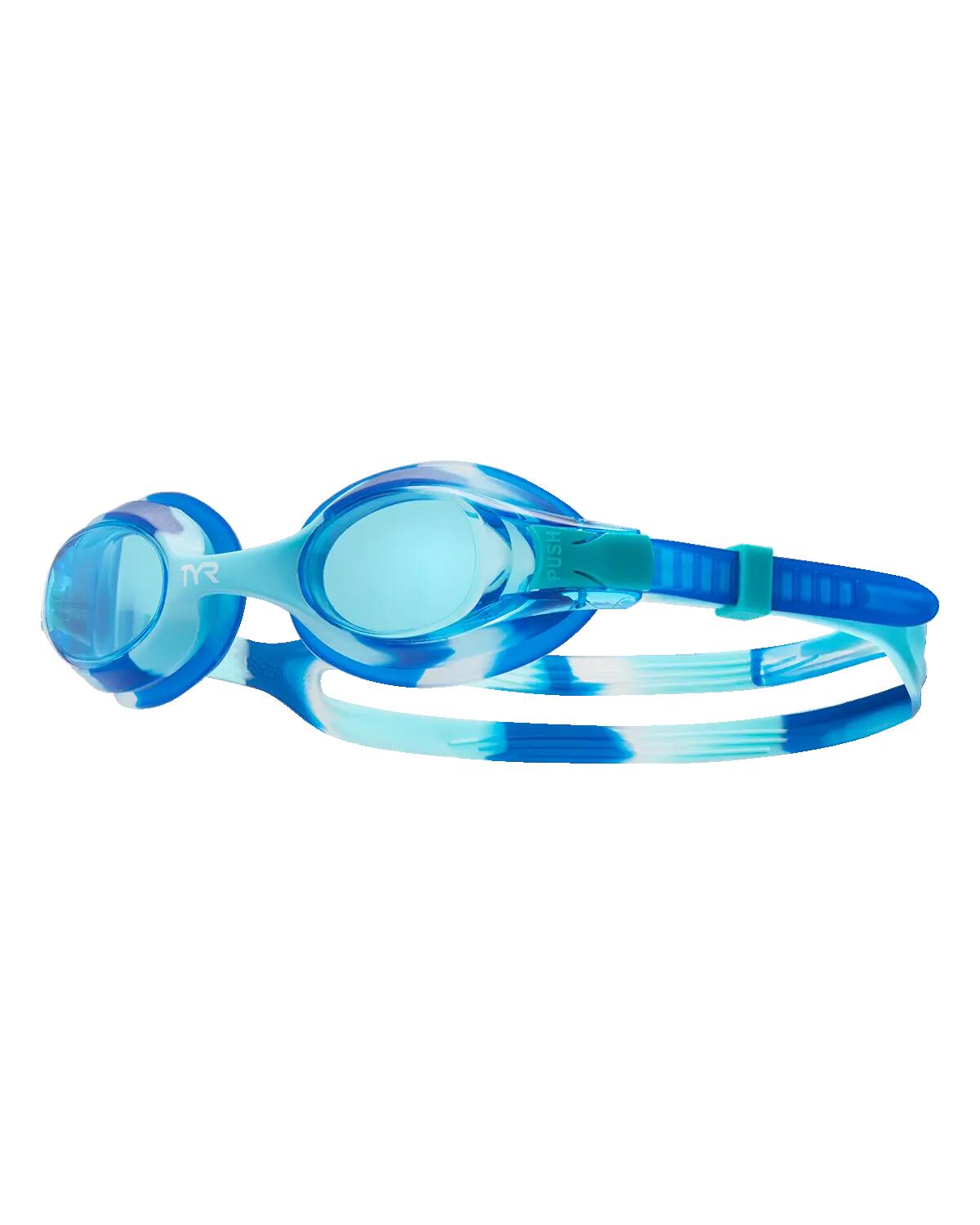 Okularki pływackie dziecięce TYR swimple Tie dye 3/5