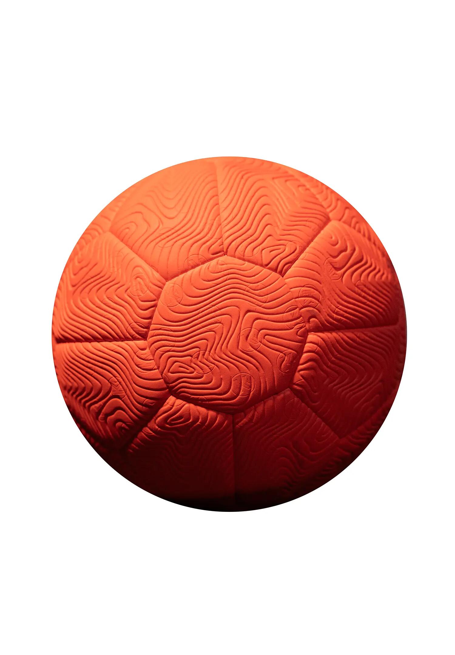 Kempa Handball Spectrum Synergy Spin Size 2  fluo rot/schwarz 4/4