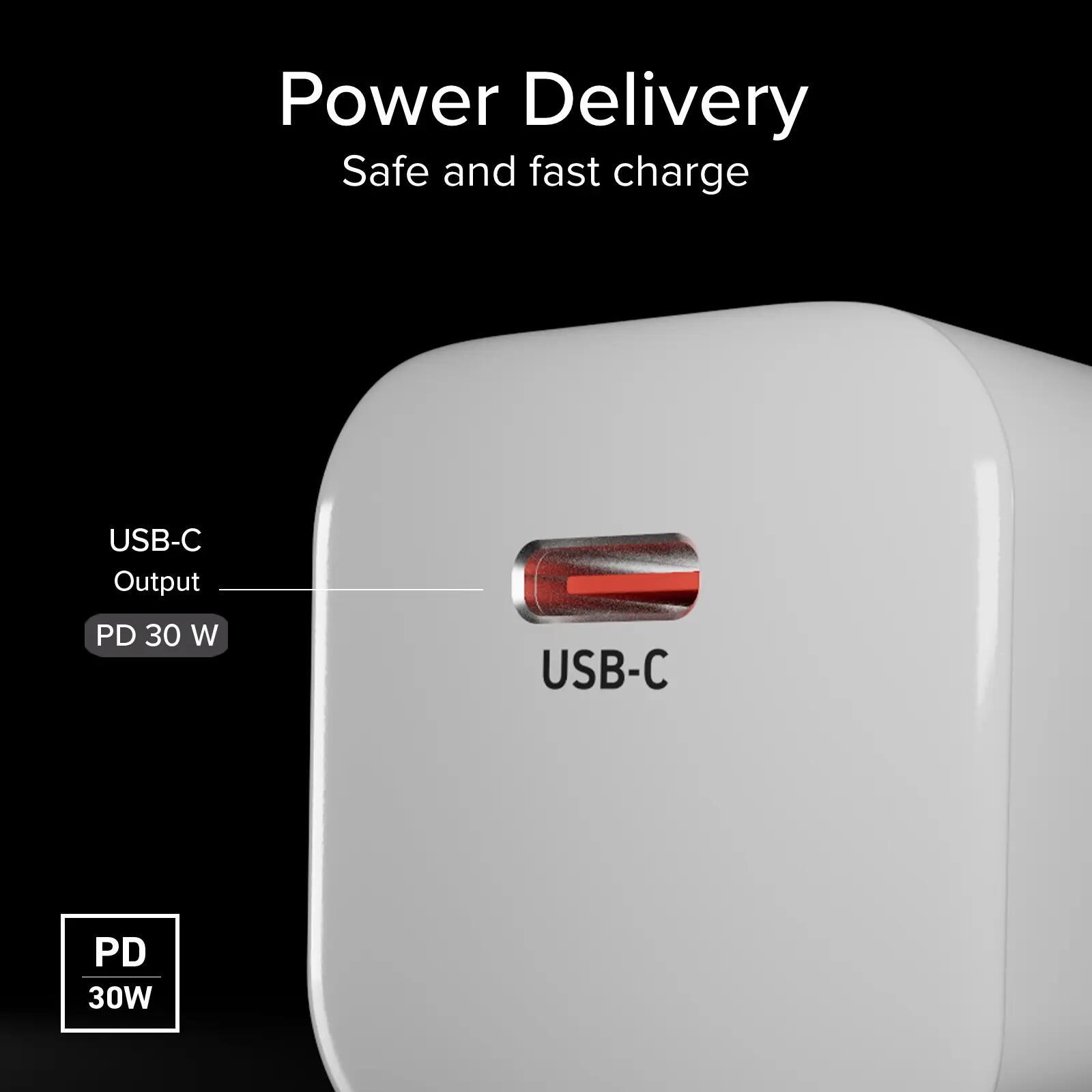 Compacte USB-C-wandlader met 30W, Power Delivery 3.0 en PPS. 5/7