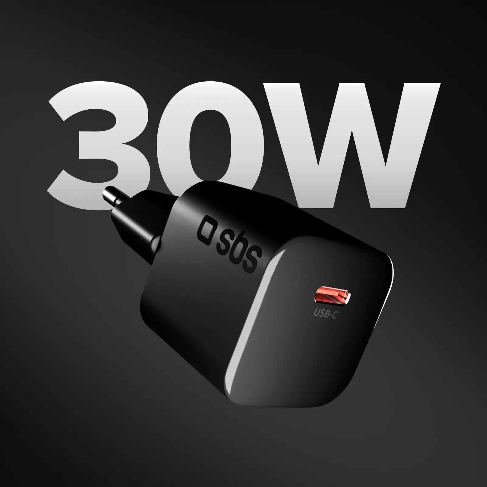 Chargeur mural USB-C 30 W compact avec Power Delivery 3.0 et PPS 2/7