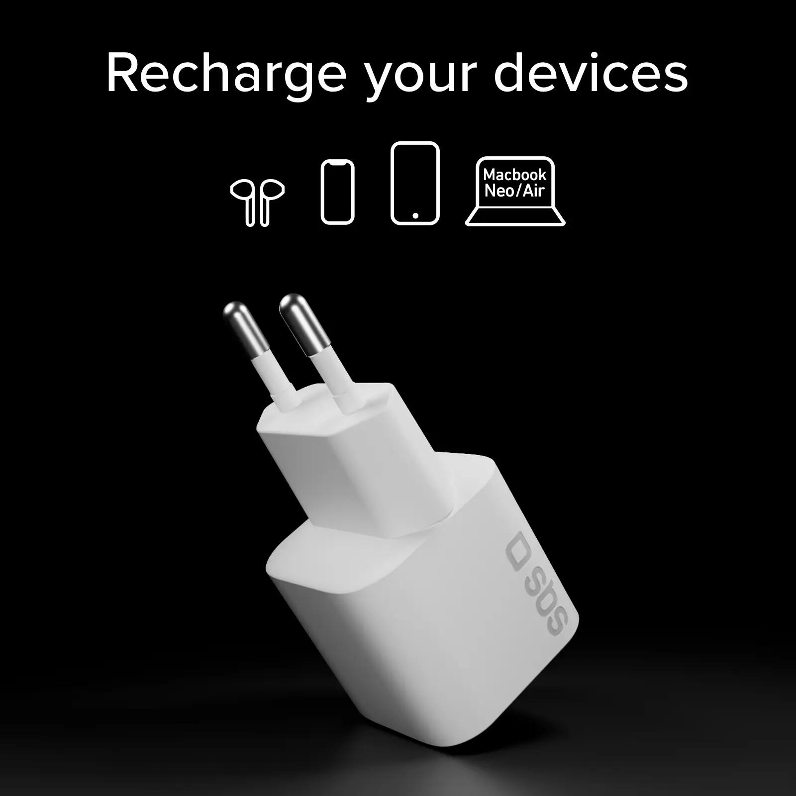 Compacte USB-C-wandlader met 30W, Power Delivery 3.0 en PPS. 4/7