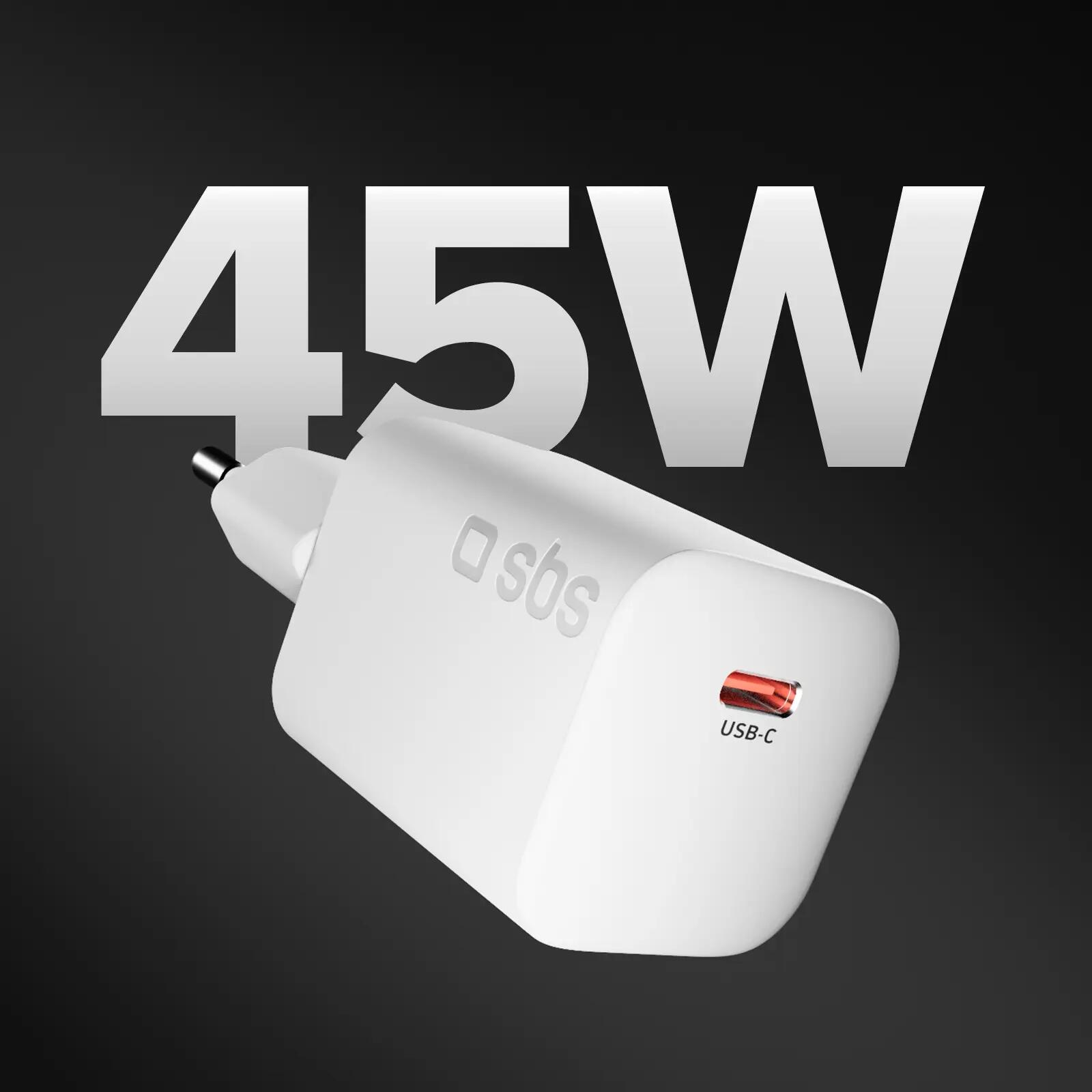 Chargeur mural USB-C ultra-compact 45 W avec Power Delivery 3.0 et PPS 2/7