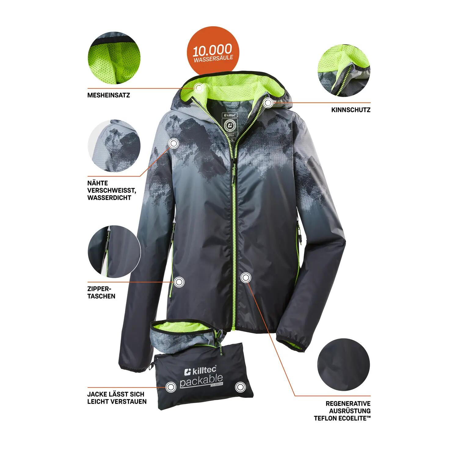 Jungen, Kinder Outdoorjacke Lyse 12/13