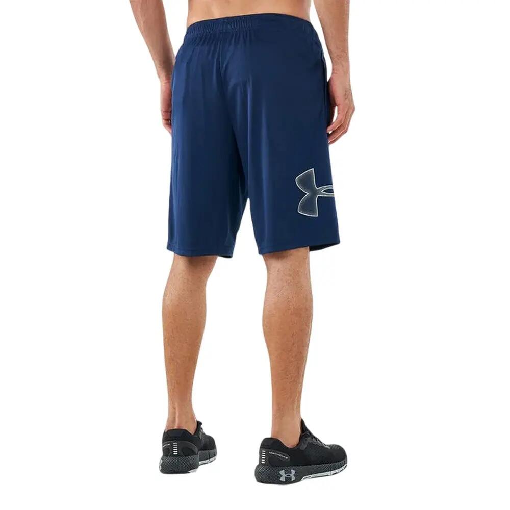 Pantaloncini Grafica Uomo Under Armour Tech Blu Navy 3/6