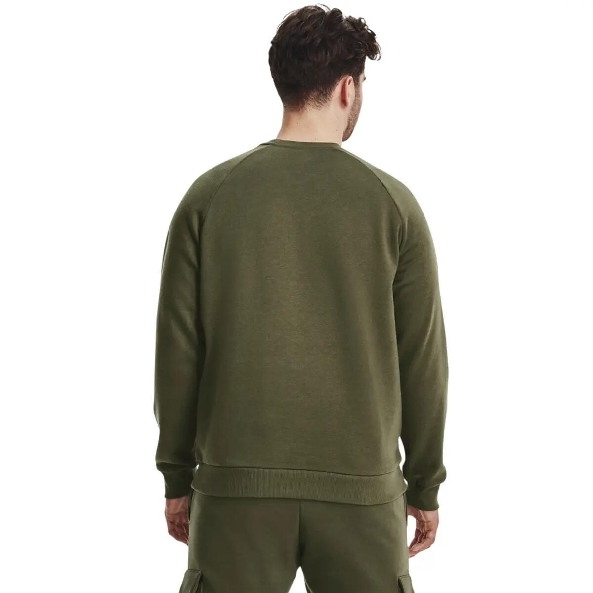 Sweatshirt Rundhalsausschnitt für Herren Grün 4/6