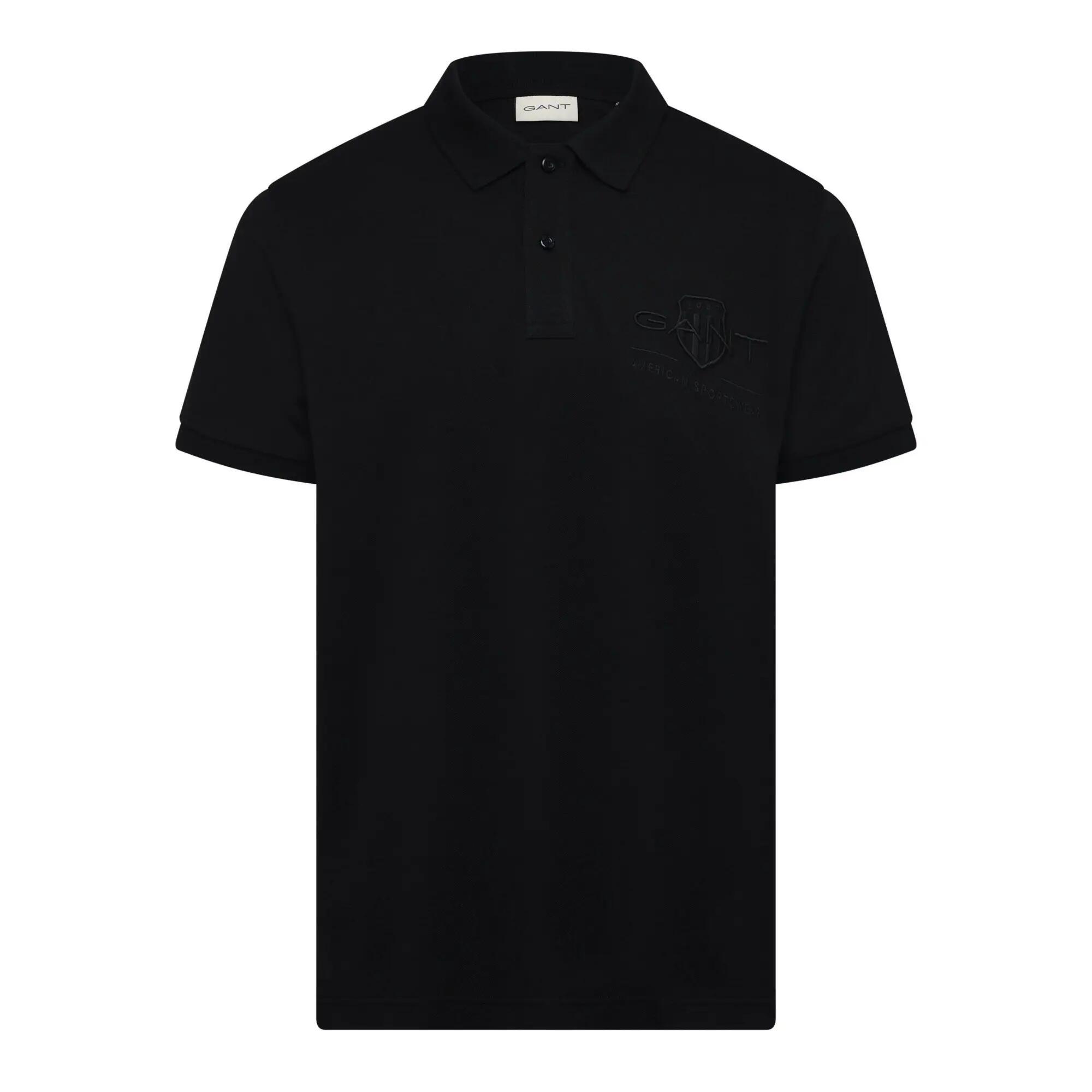 Gant Mens Embroidered Logo Polo Shirt