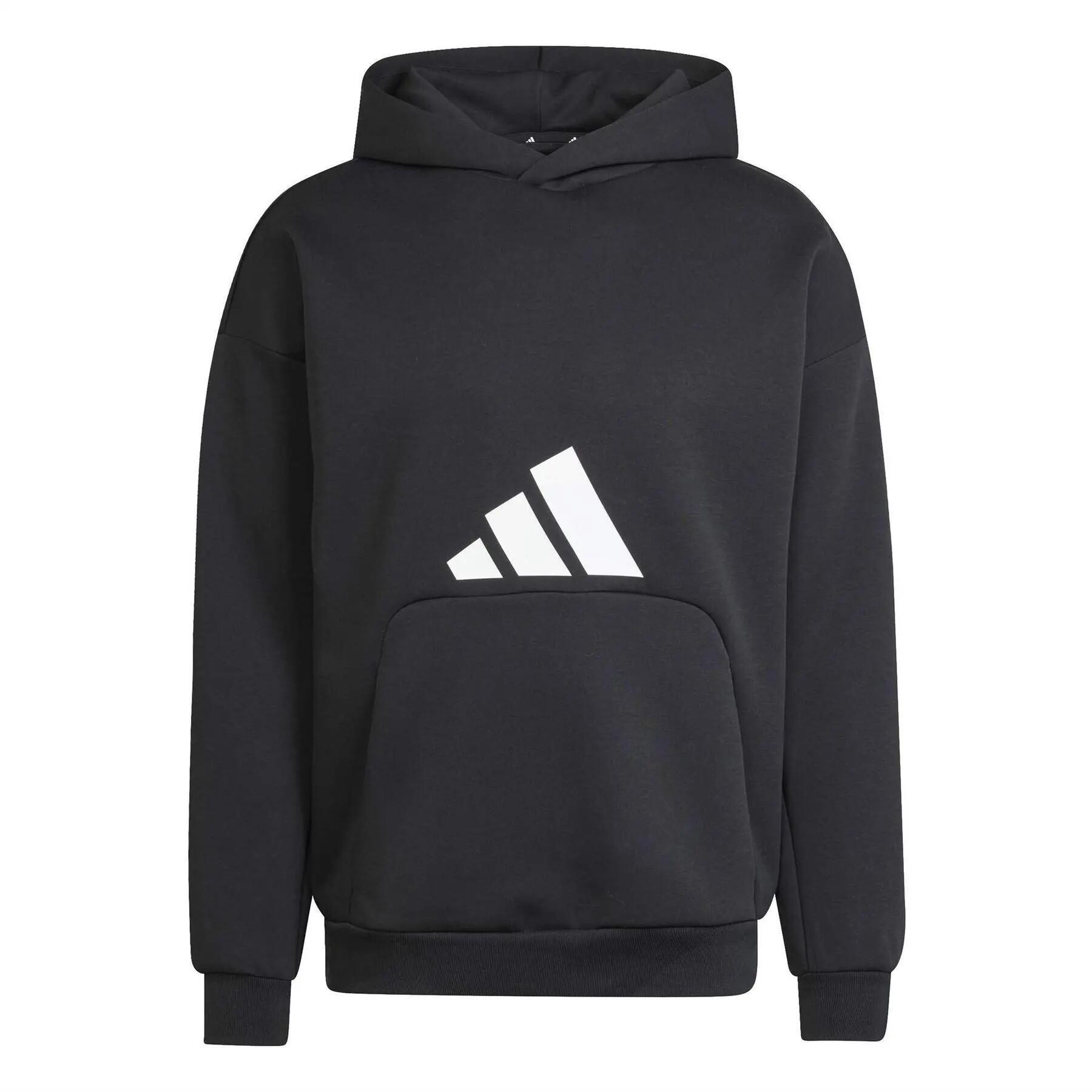 Adidas Mens Future Icons 3 Bar Logo Regular Hoodie