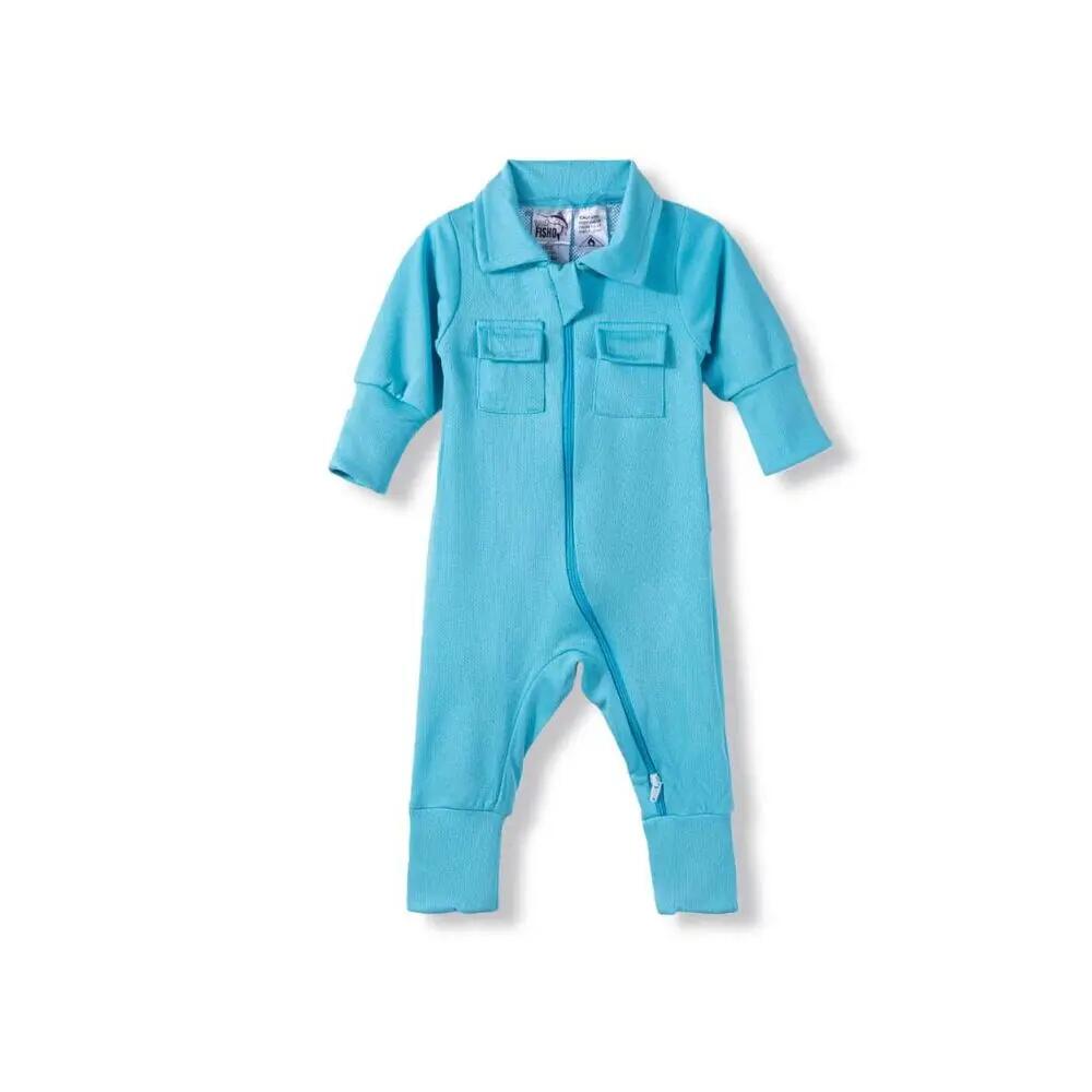 UV Defender Baby Onesie - Blue