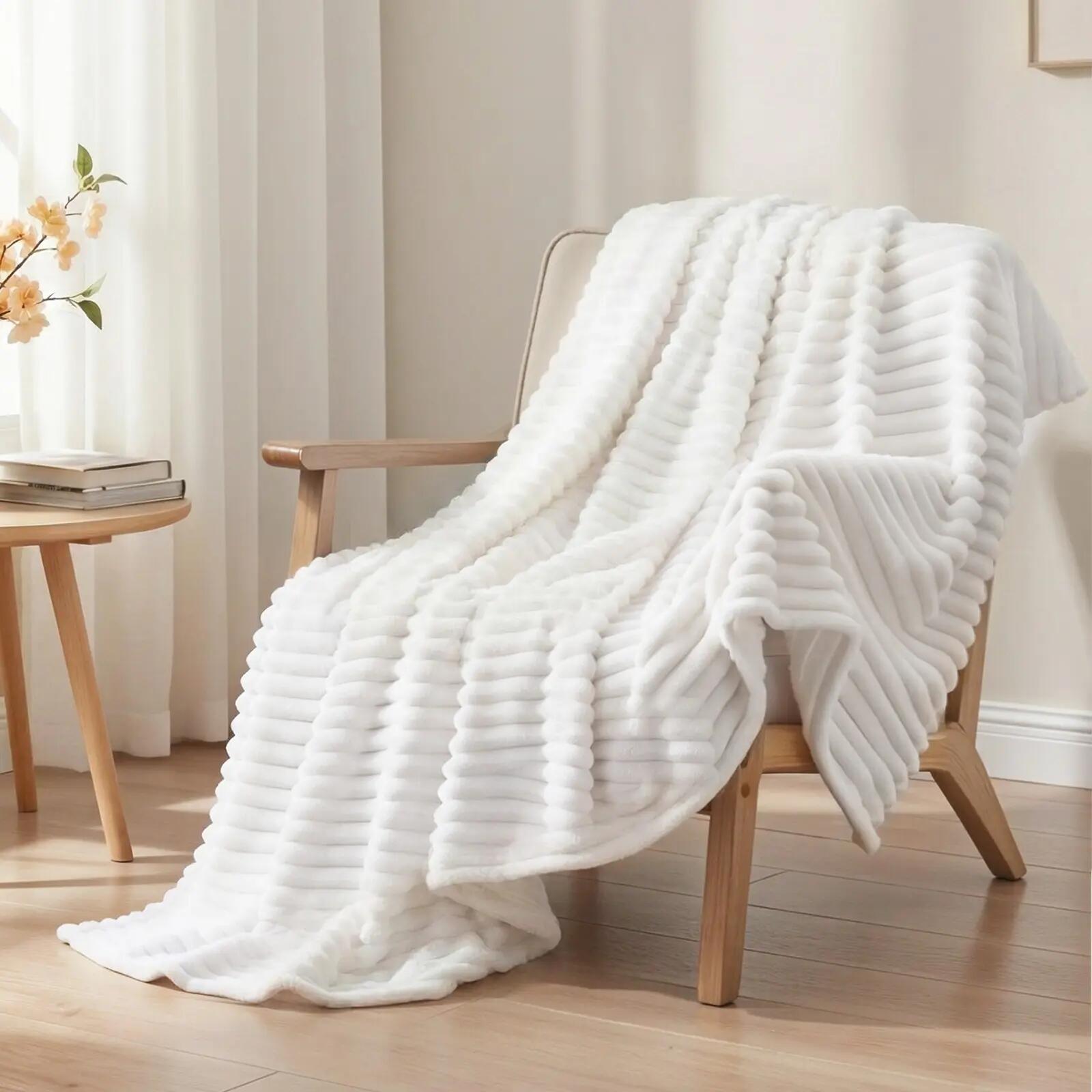 Giselle 127x152cm Throw Blanket Fleece Soft Lightweight Cozy Sofa Couch Bed Thro