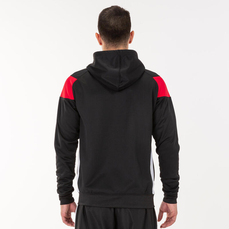 Veste à capuche Garçon Joma Crew iii noir rouge blanc