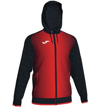 Chaqueta con capucha Niño Joma Supernova negro rojo