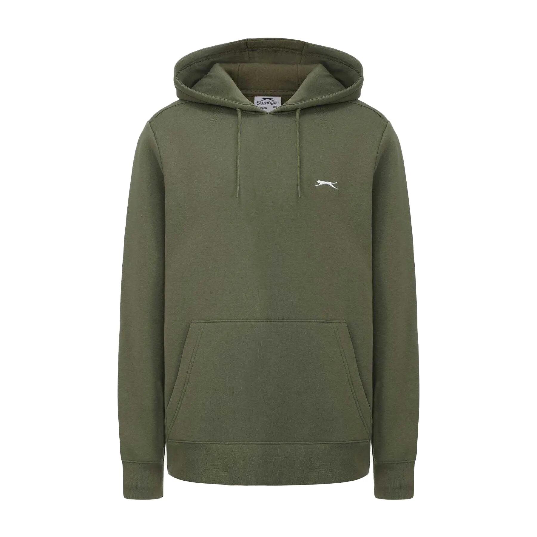 Slazenger Mens Embroidered Logo Fleece Hoodie