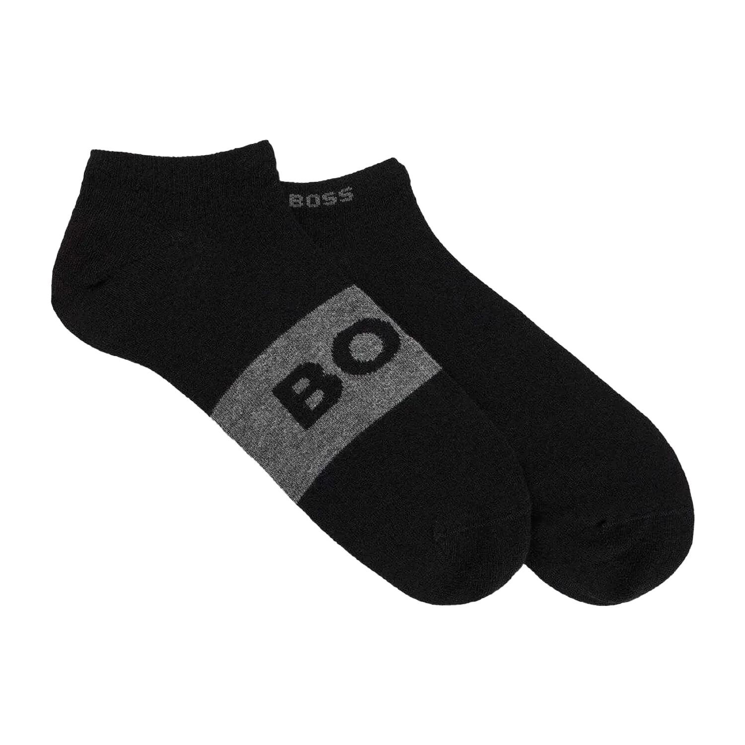 Boss Unisex Adult Logo Ankle Socks (Pack of 2)