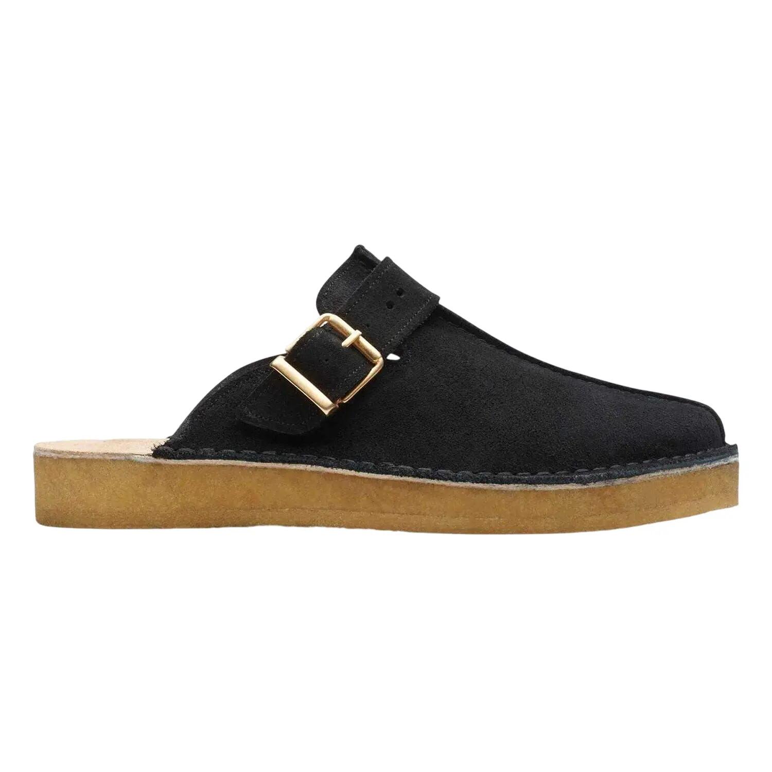 Clarks Originals Mens Trek Suede Open Back Mules