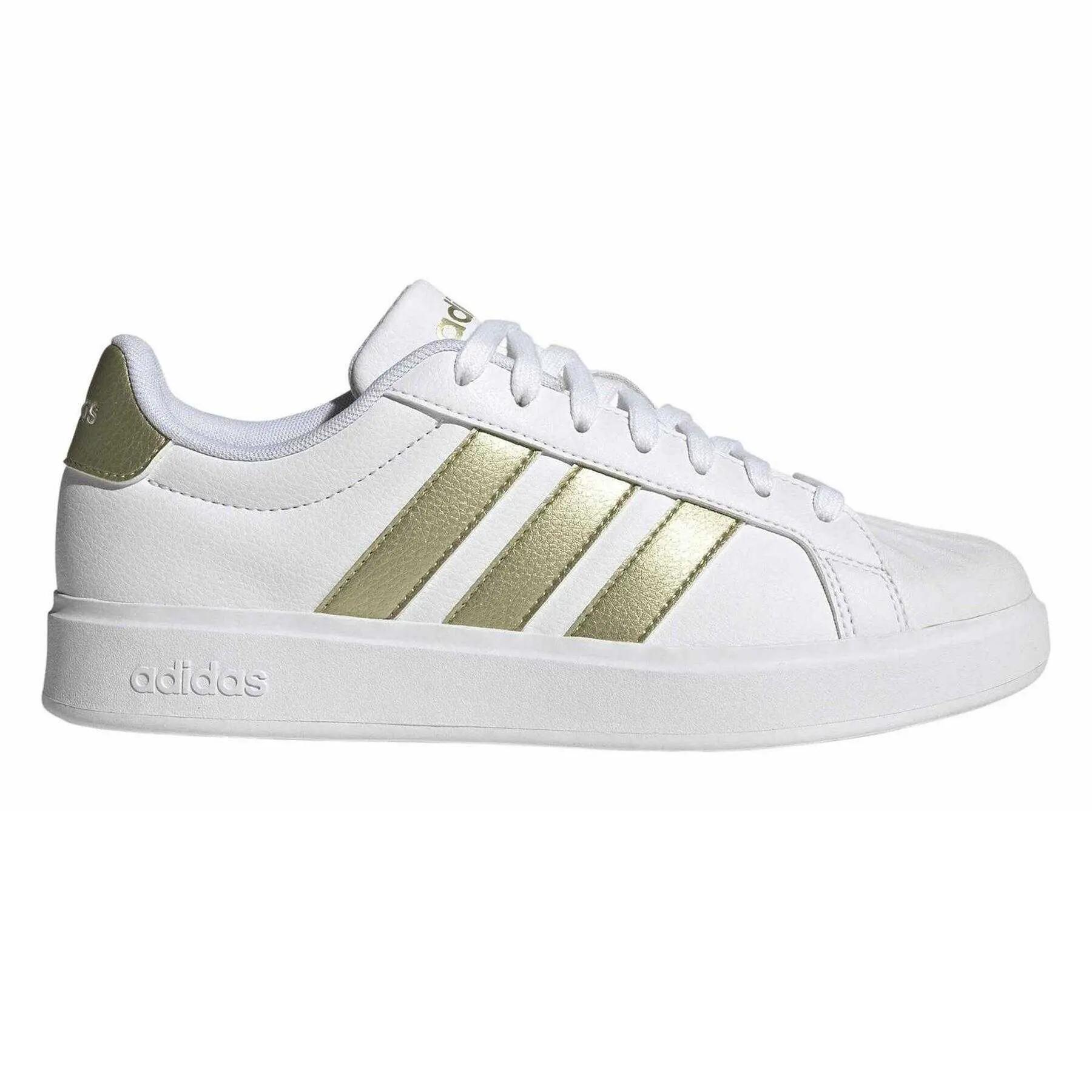 Adidas Womens/Ladies Grand Court Low Cut Flat Trainers
