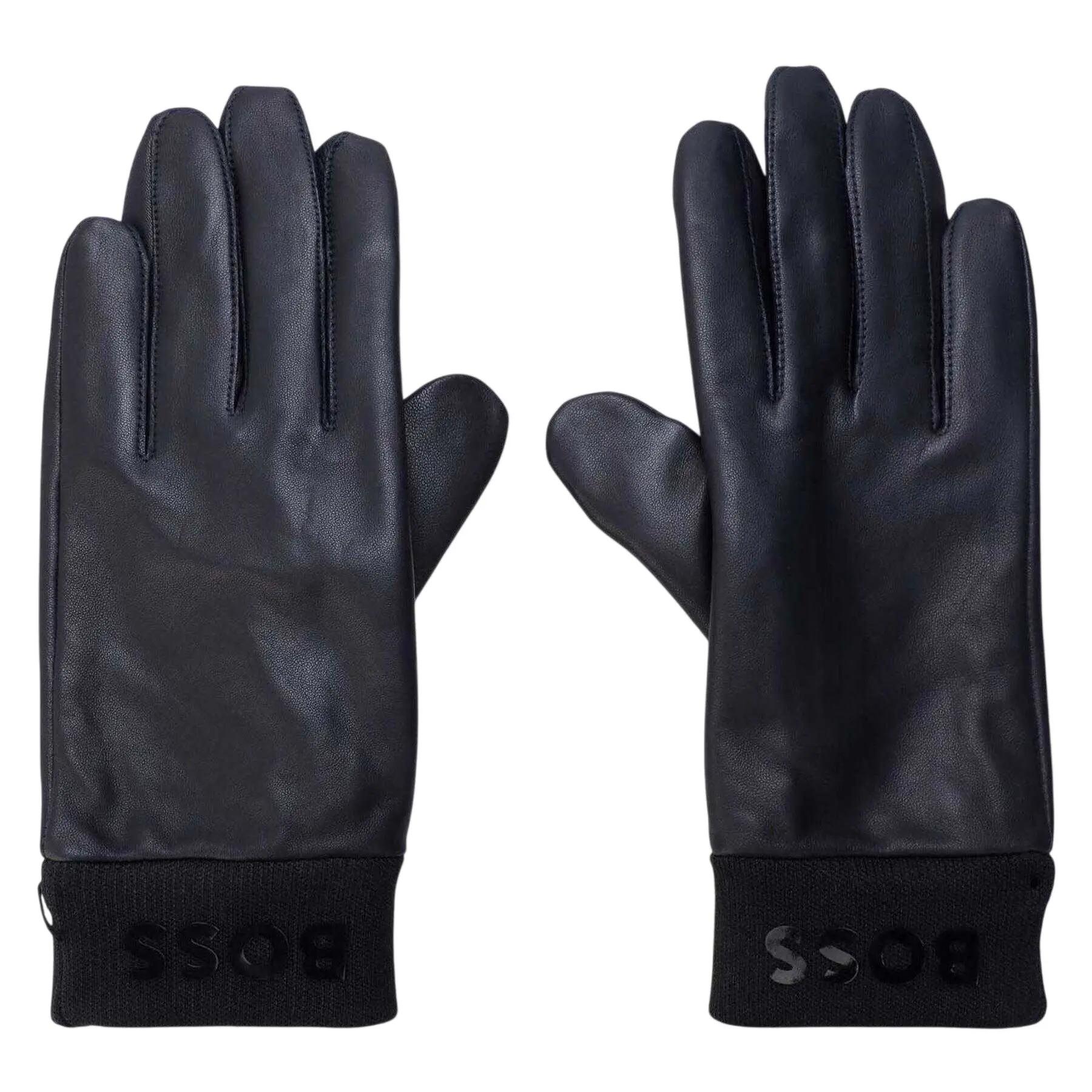 Boss Mens Lambs Leather Gloves