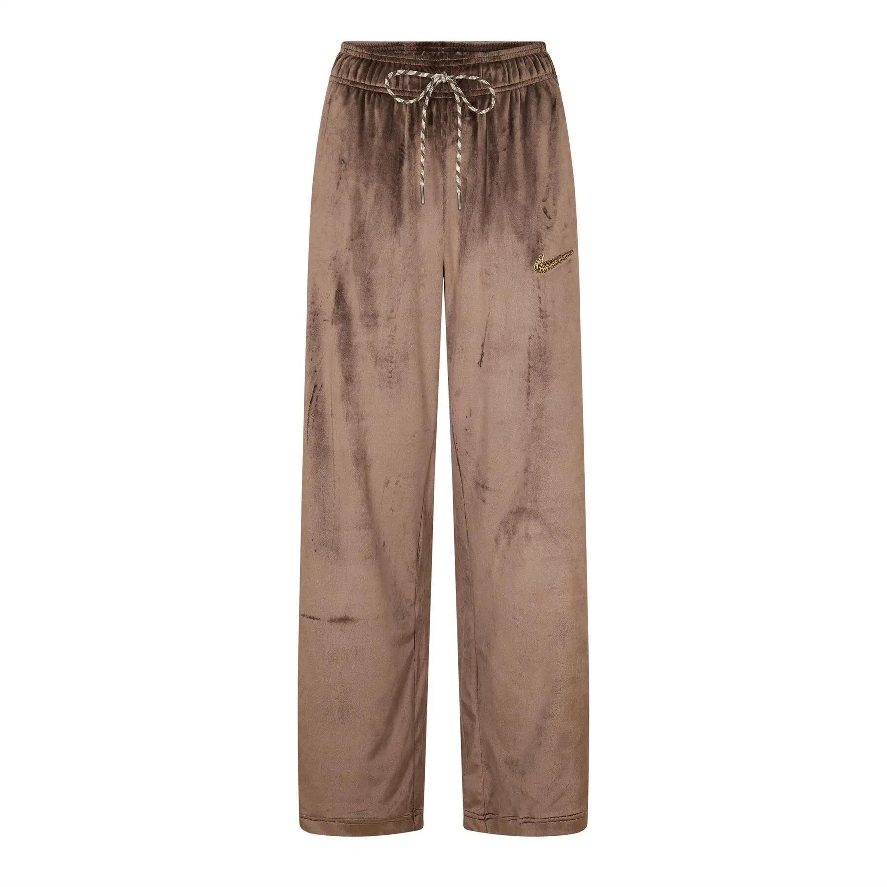 Nike Womens/Ladies Velour Wide Leg Trousers