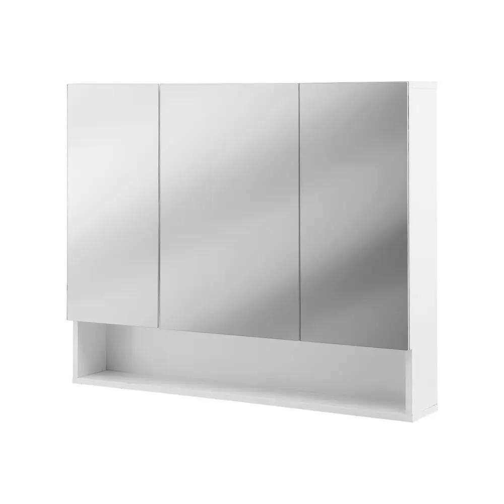 Cefito Bathroom Mirror Cabinet Medicine Adjustable Shelves Wall Hung 900x750mm W