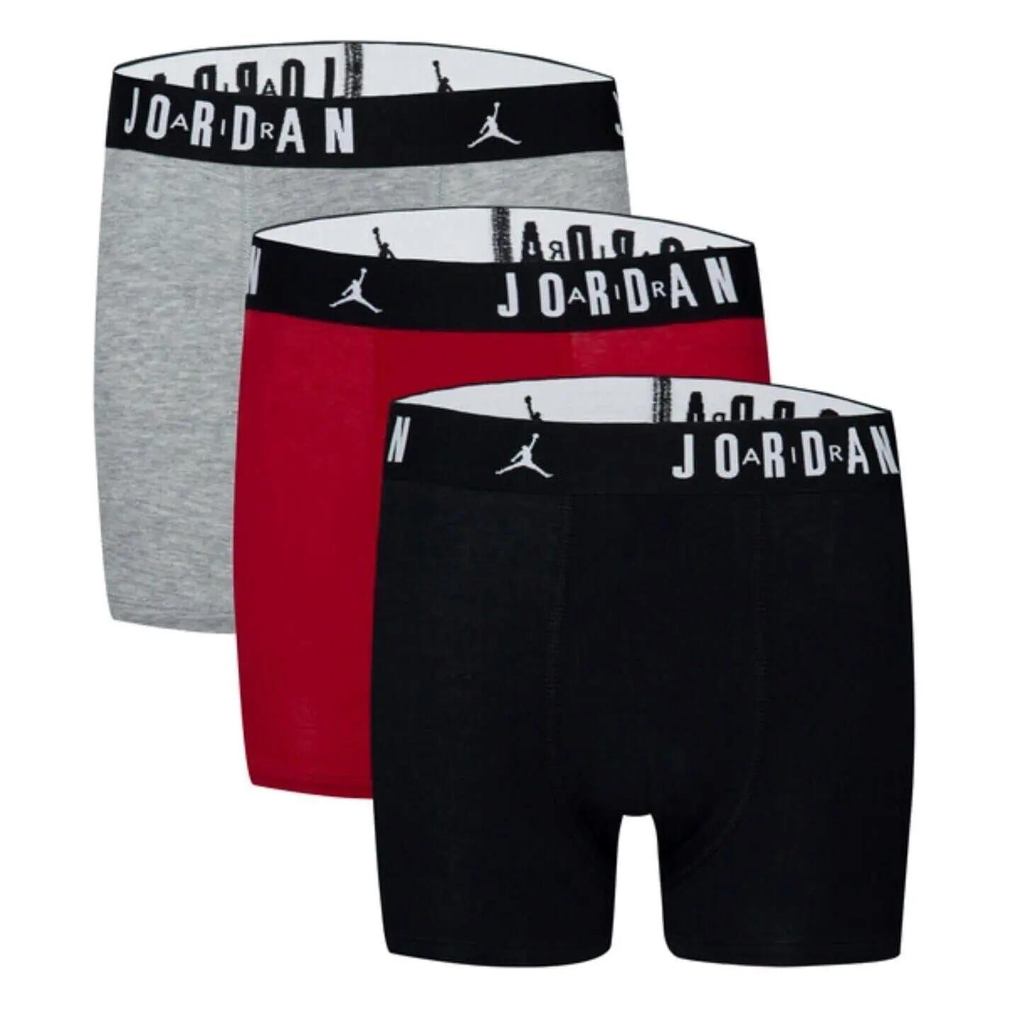 Nike Boys Air Jordan Boxer Shorts (Pack of 3)