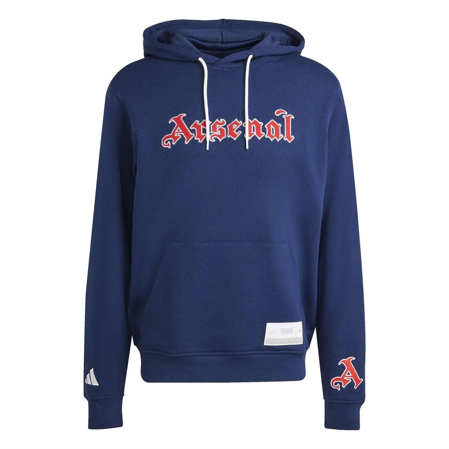 Adidas Mens Arsenal FC Hooded Hoodie