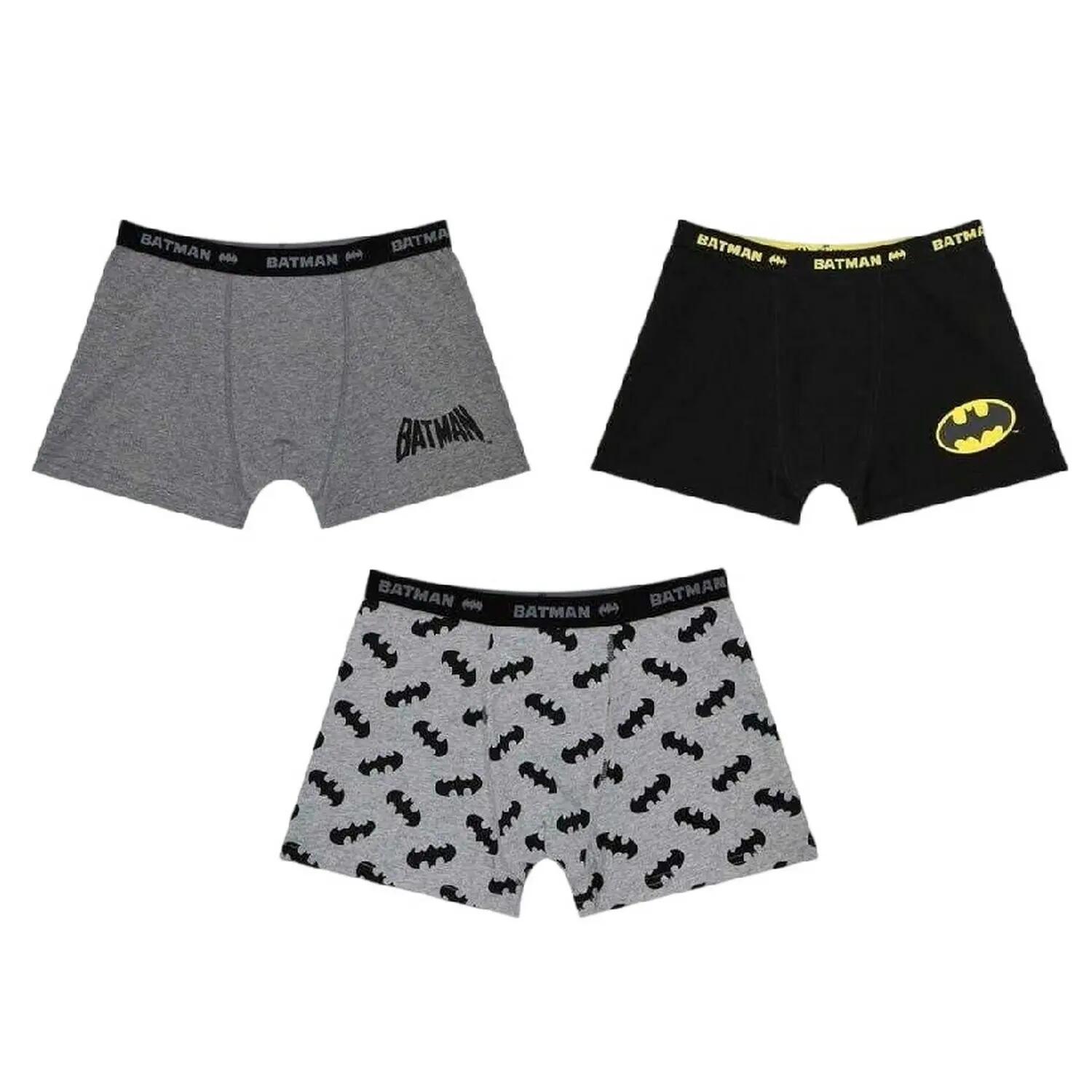 Batman Boys Cotton Boxer Shorts (Pack of 3)