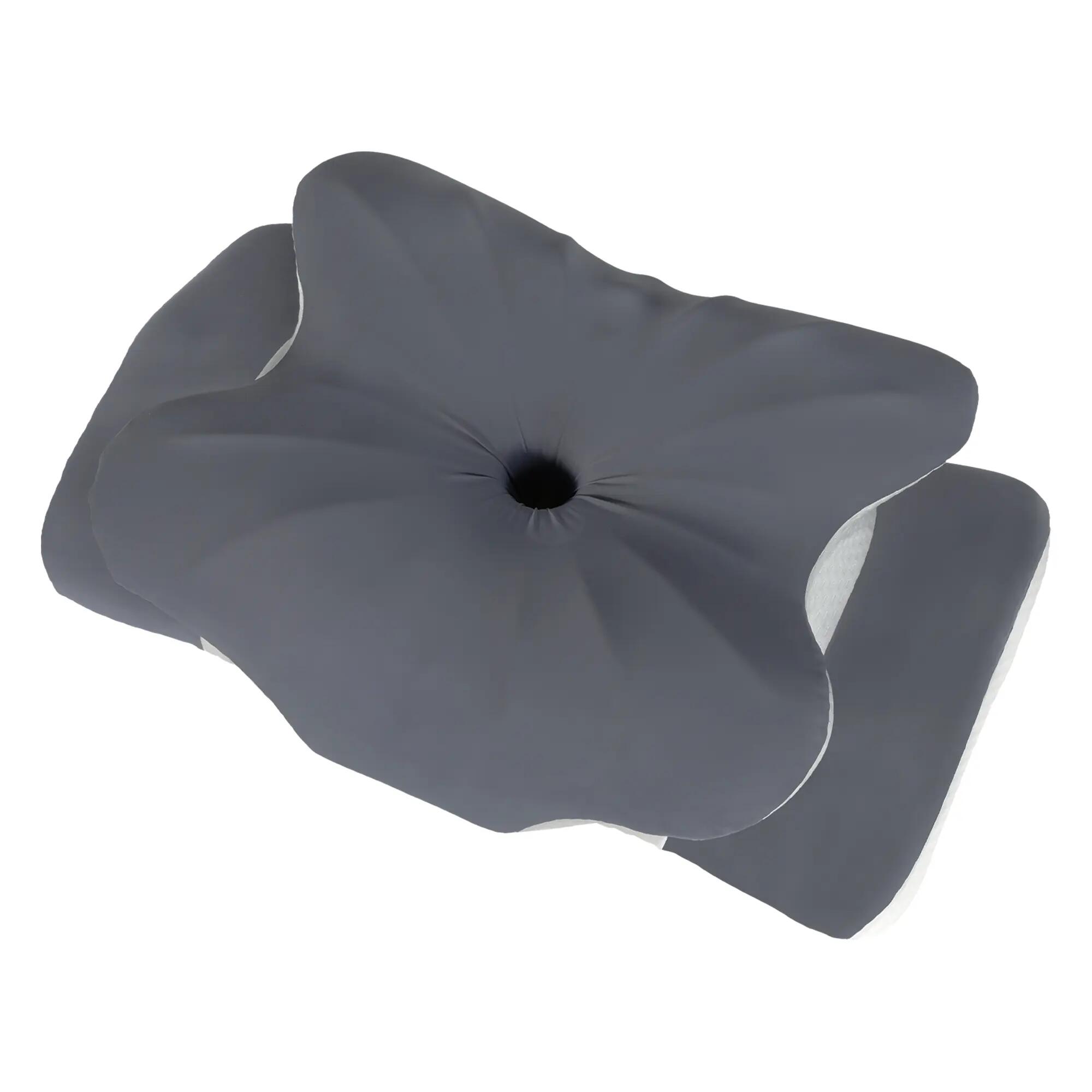 Dreamz Ergonomic Cervical Neck Pillow for Side Back Stomach Sleepers Washable