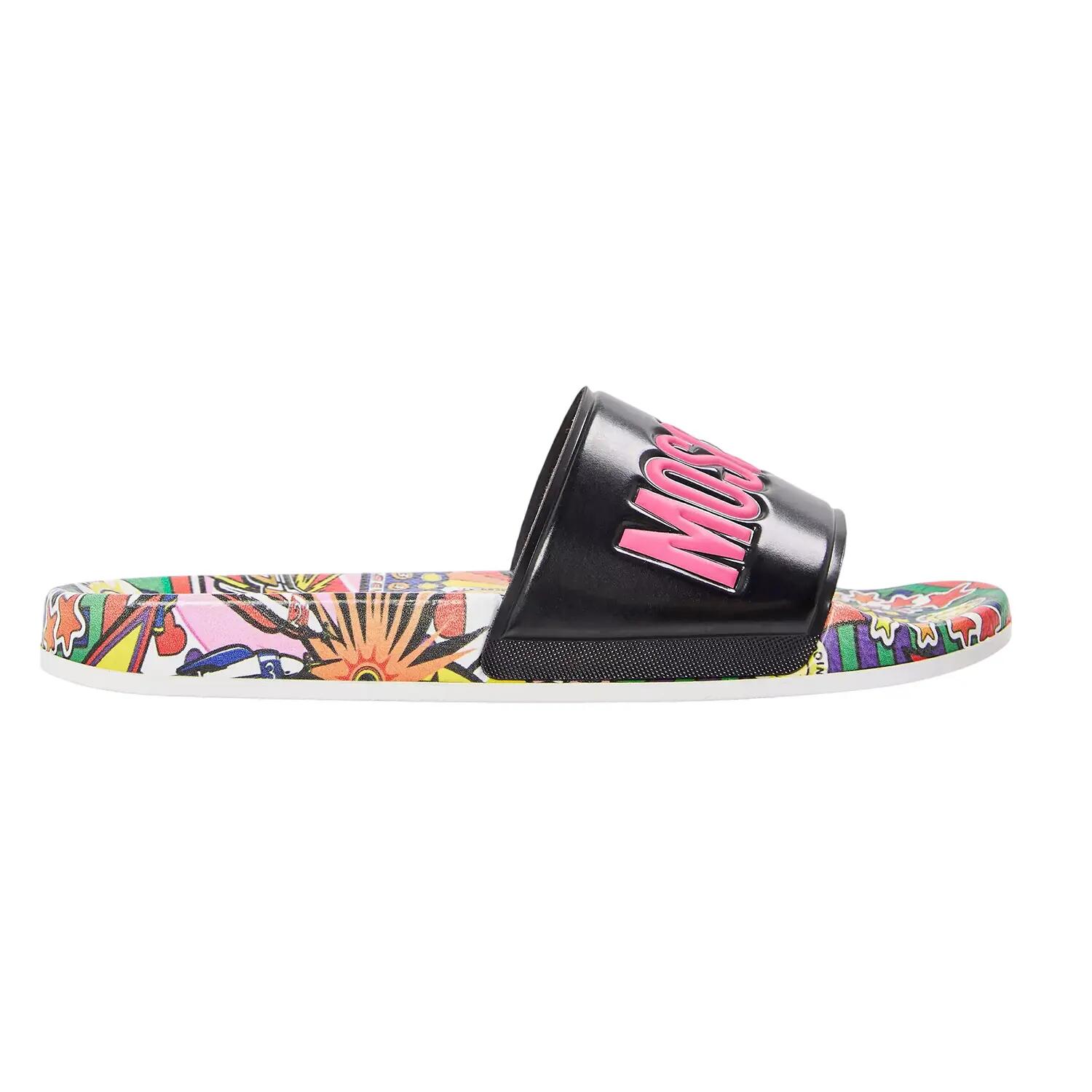 Moschino Womens/Ladies Open Toe Flat Sliders