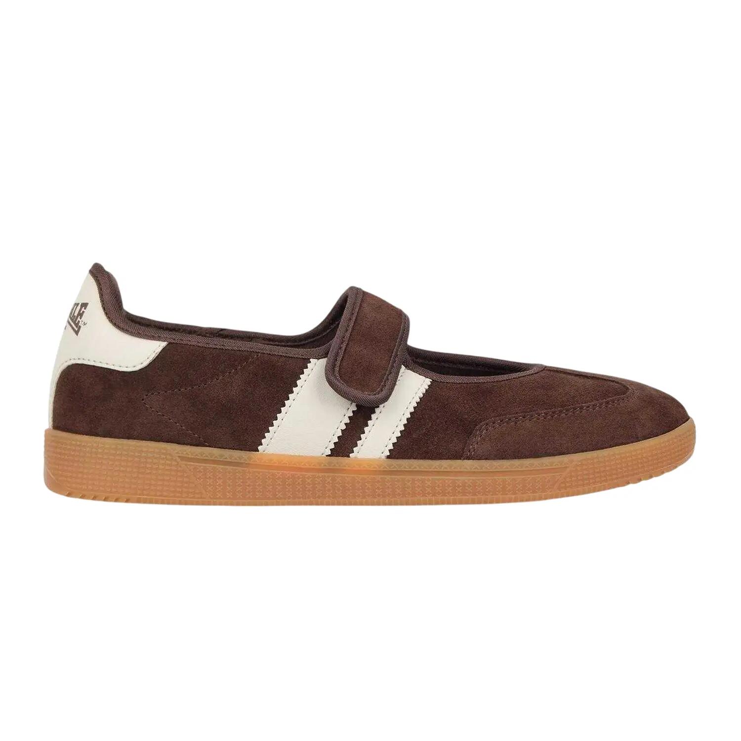 Lonsdale Womens/Ladies Merton Suede Flat Court Trainers