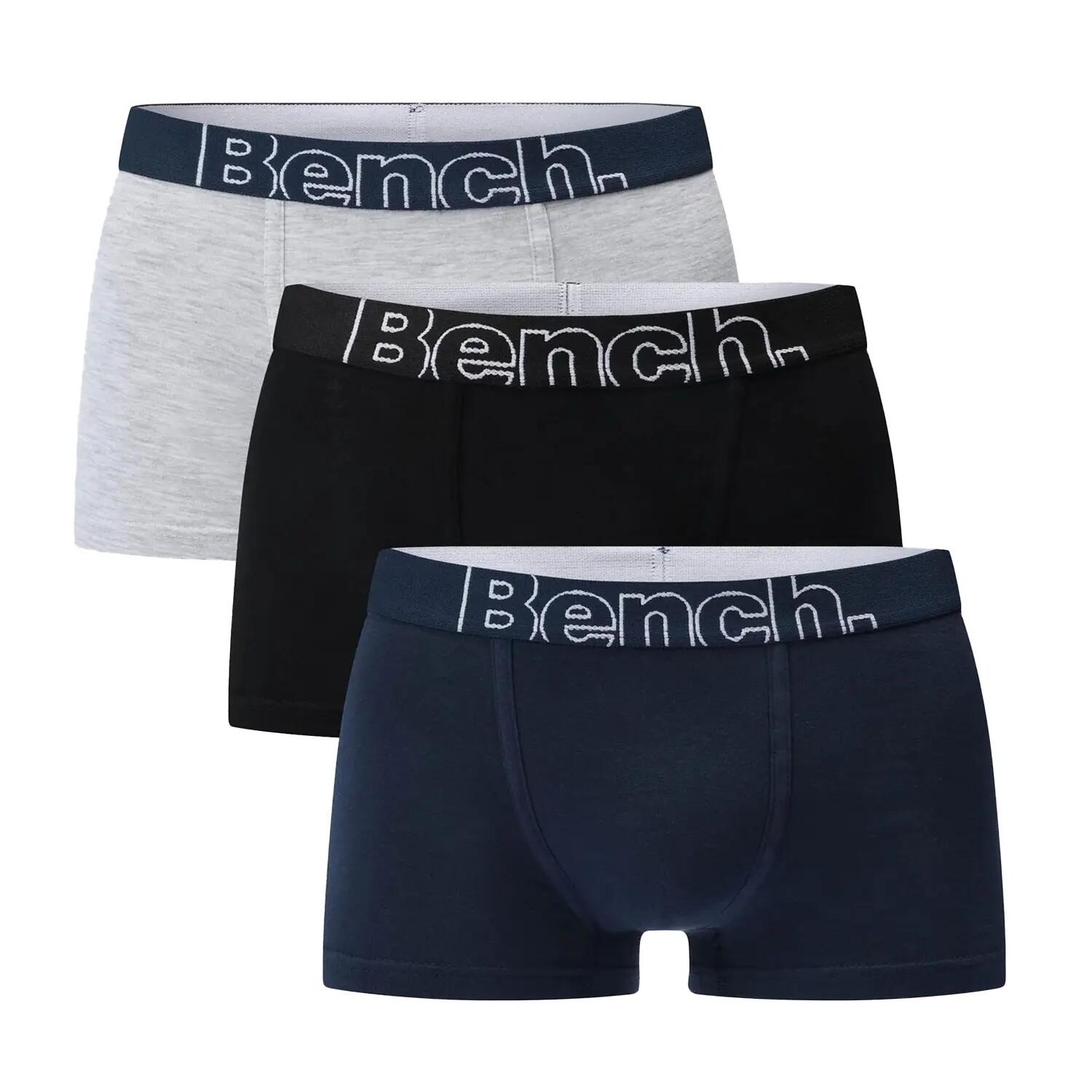 Bench Boys Lasek Logo Boxer Shorts (Pack of 3)