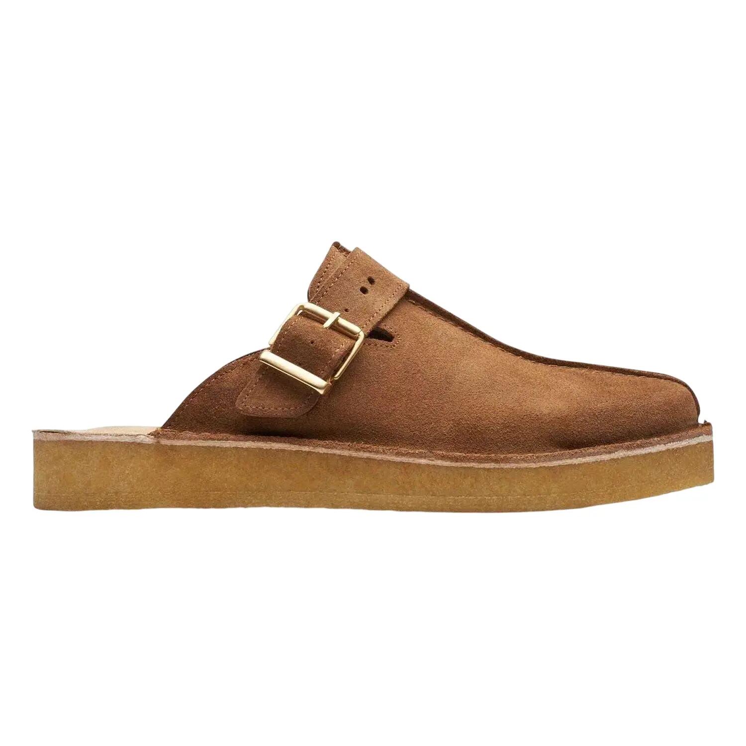 Clarks Originals Mens Trek Suede Open Back Mules