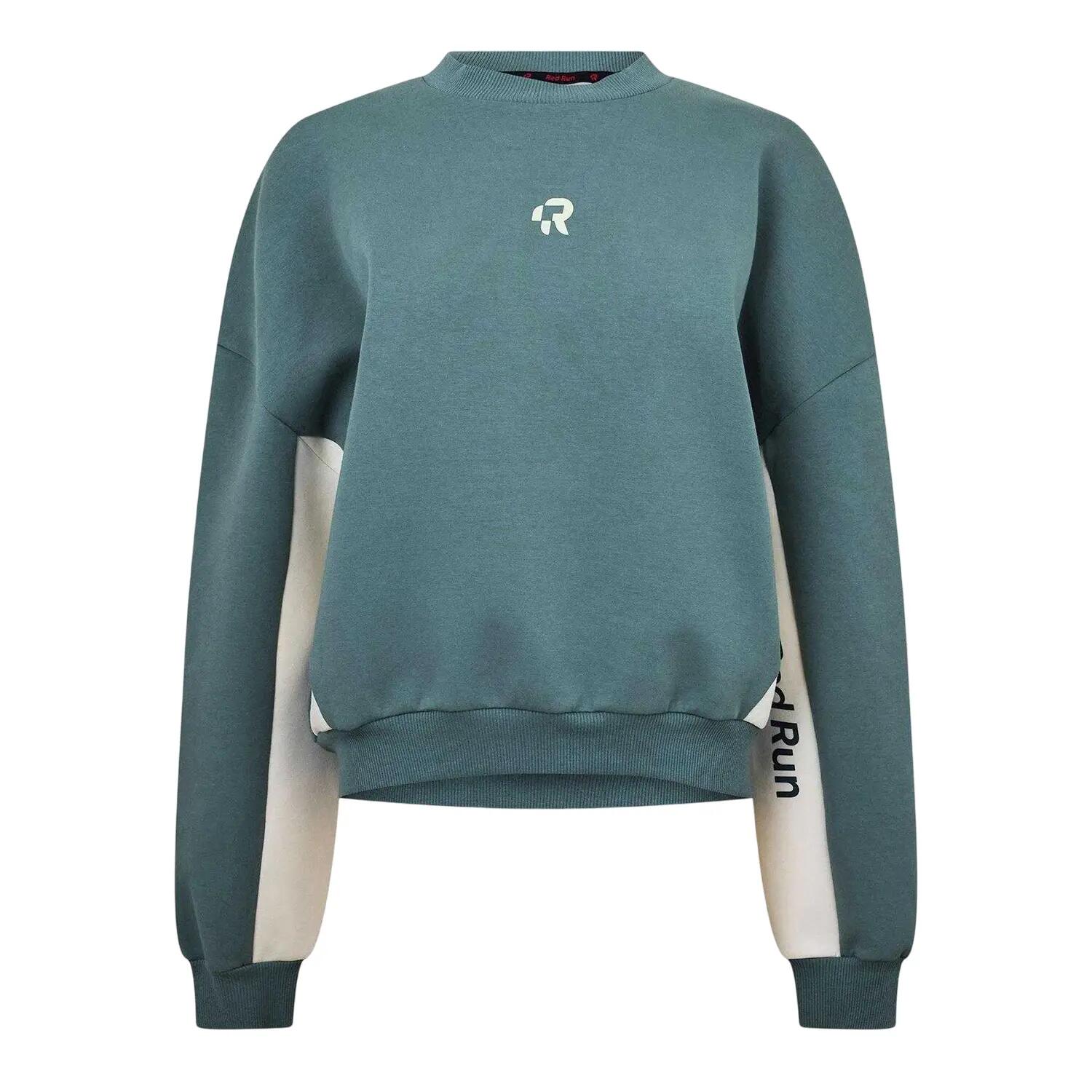 Red Run Womens/Ladies Skyline Relaxed Fit Crop Sweatshirt
