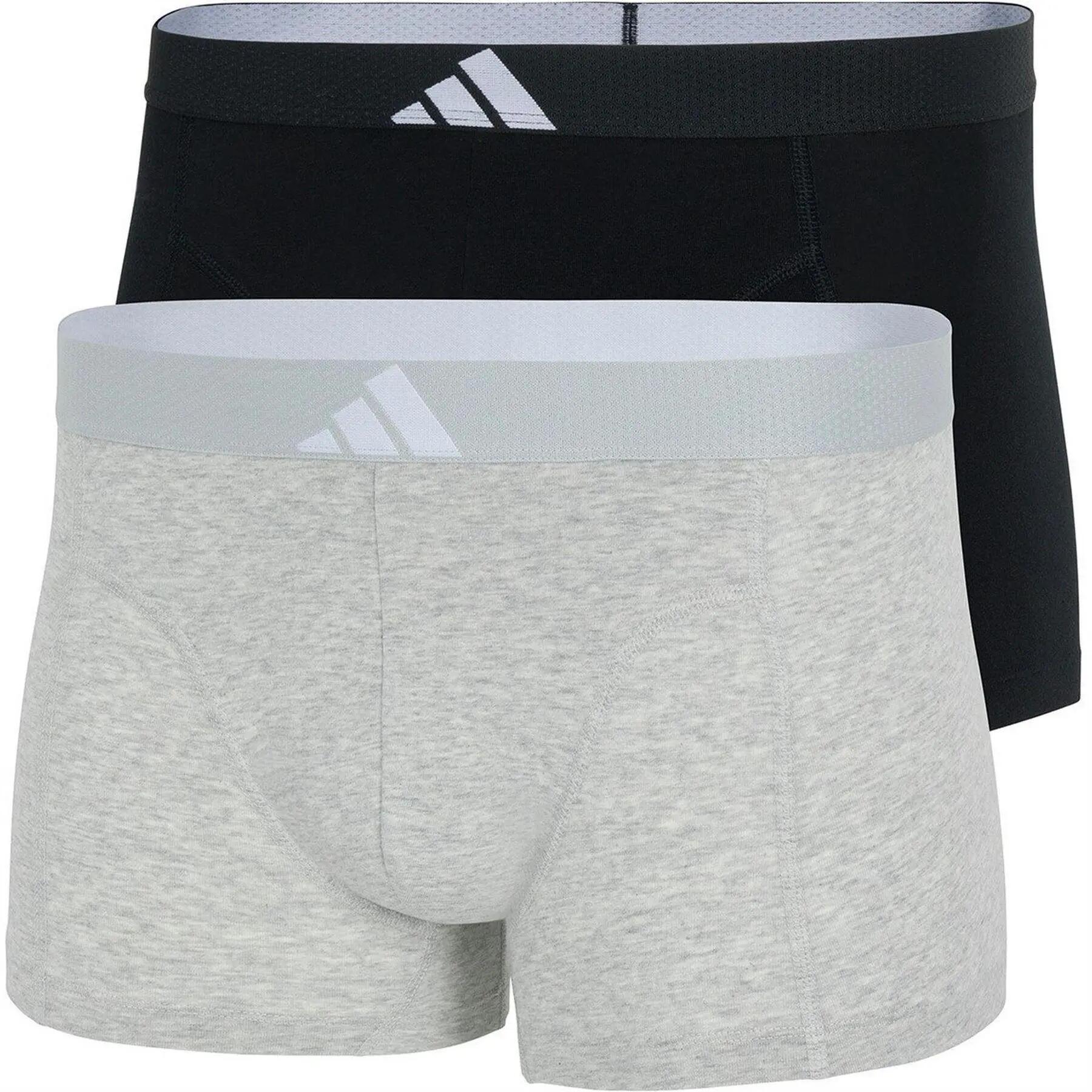 Adidas Mens Active Flex Boxer Briefs (Pack of 2)