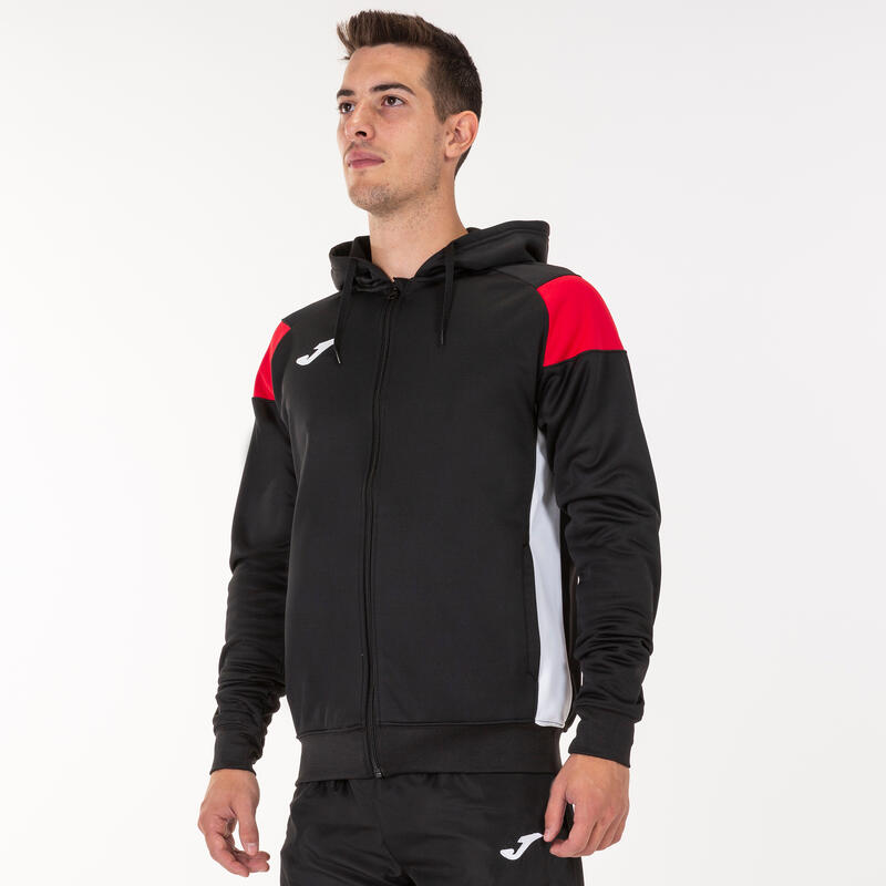 Veste à capuche Garçon Joma Crew iii noir rouge blanc