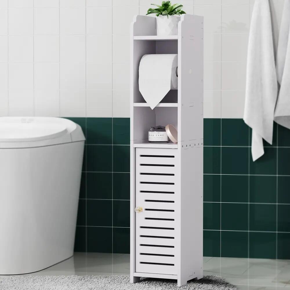 Artiss Bathroom Cabinet Toilet Roll Holder 76cm