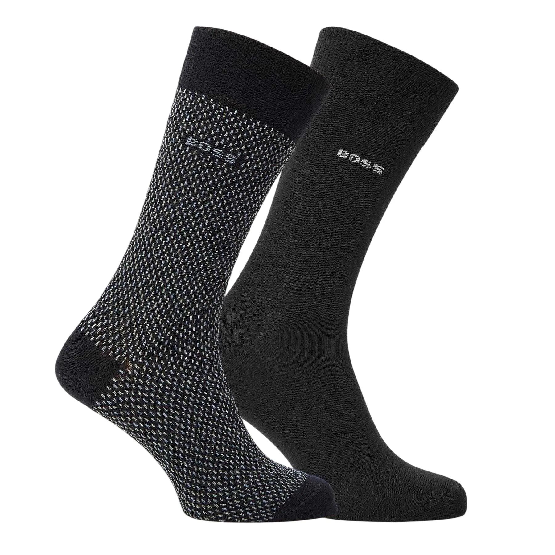 Boss Mens Logo Trainer Socks (Pack of 2)