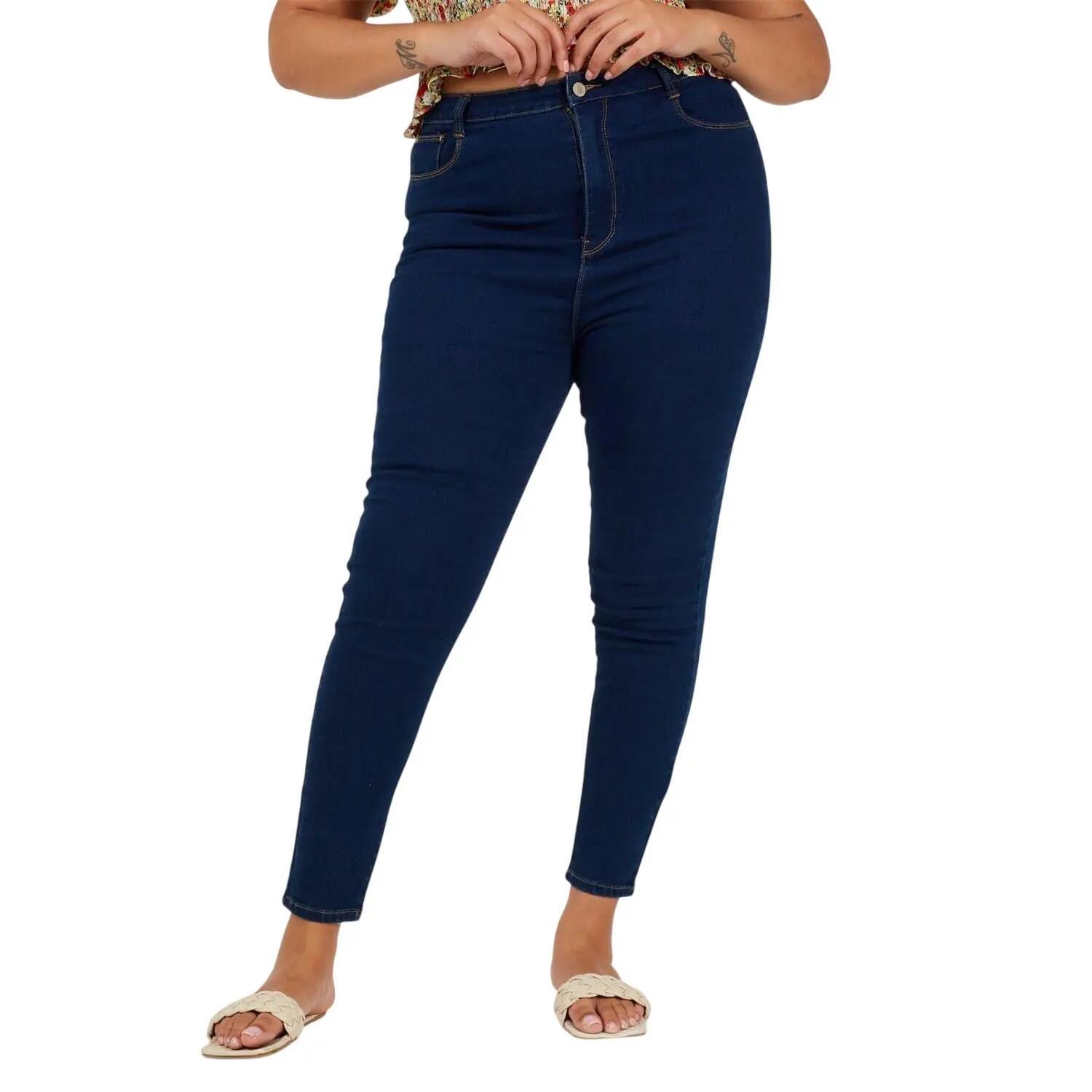 Brave Soul Womens/Ladies High Rise Skinny Jeans