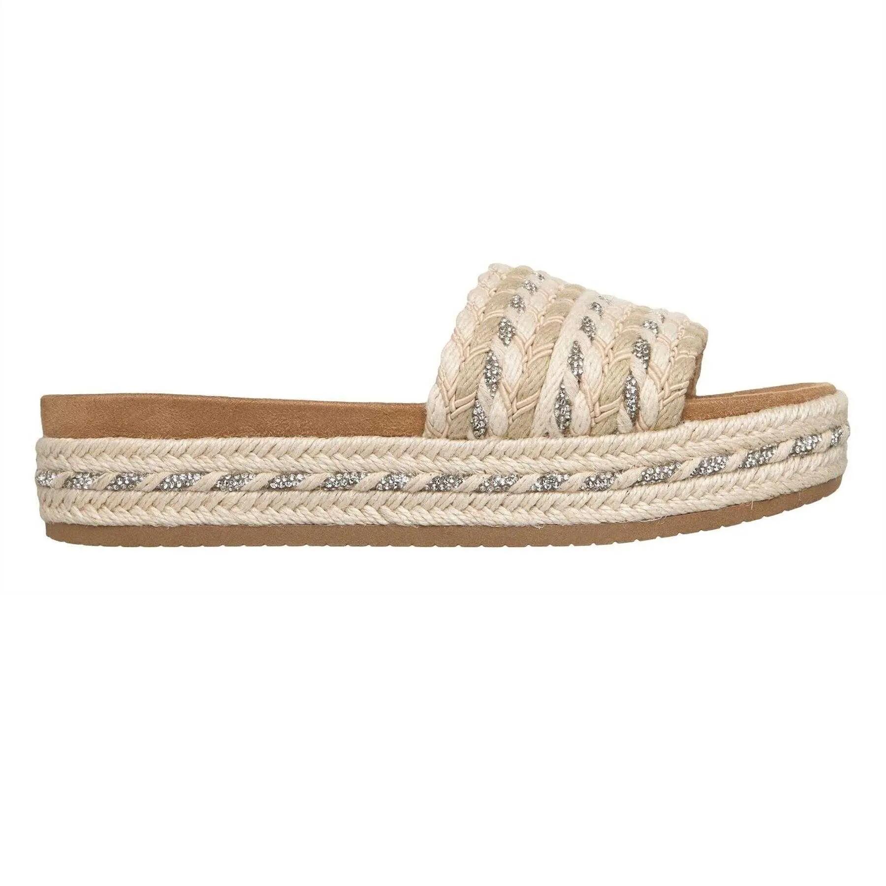 Skechers Womens/Ladies Misty Embellished Platform Slides