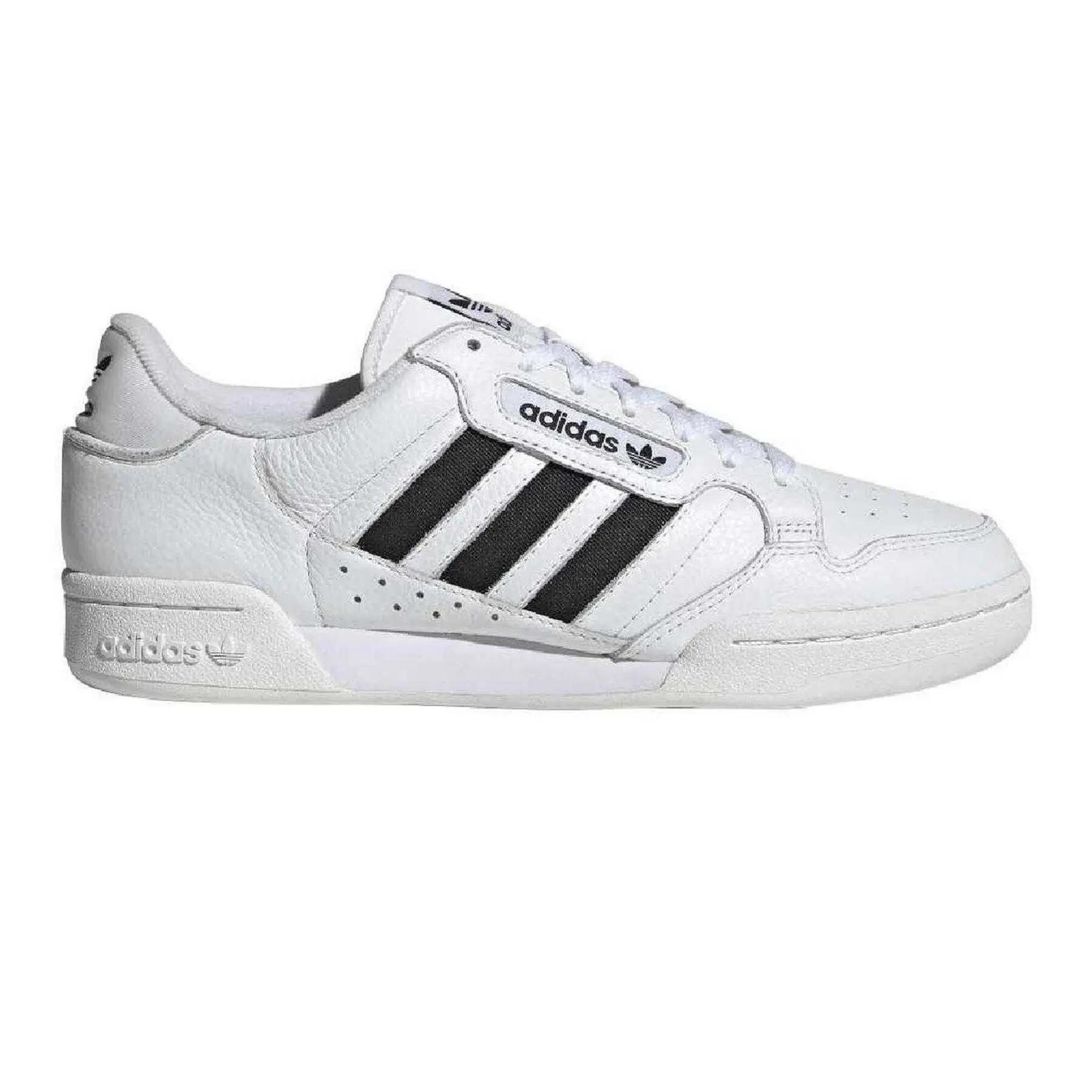 Adidas Mens Continental 80 Stripes Leather Trainers