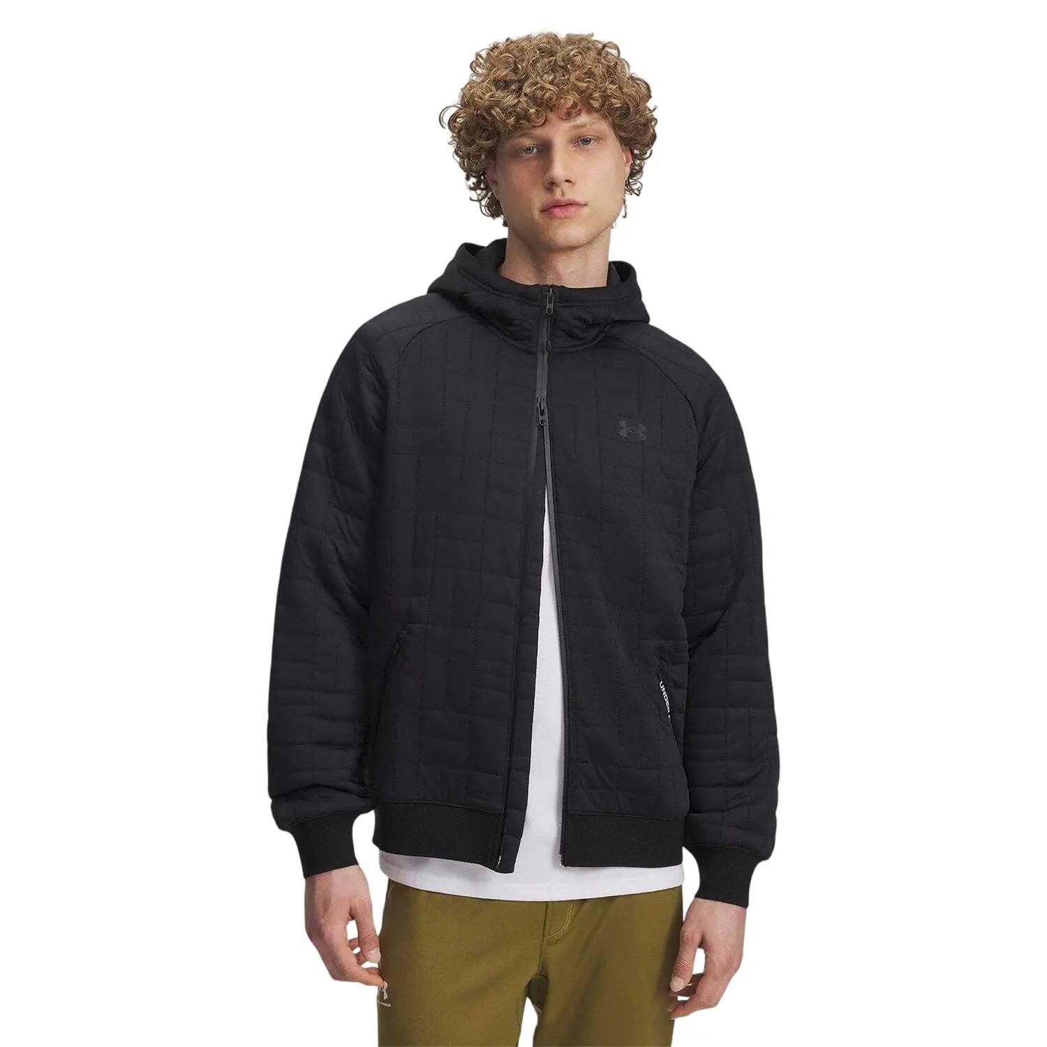 Under Armour Mens Unstoppable Quilted Full Zip Hooded Jacket