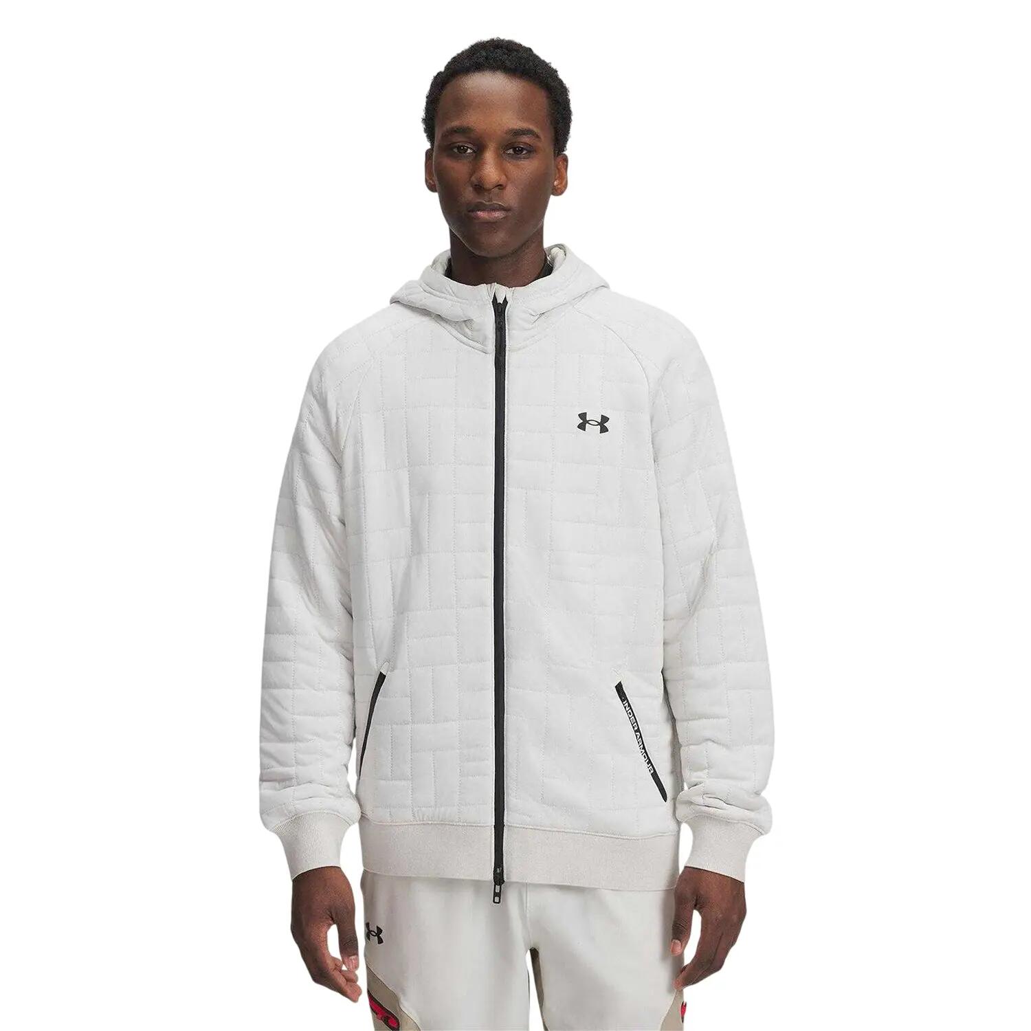 Under Armour Mens Unstoppable Quilted Full Zip Hooded Jacket