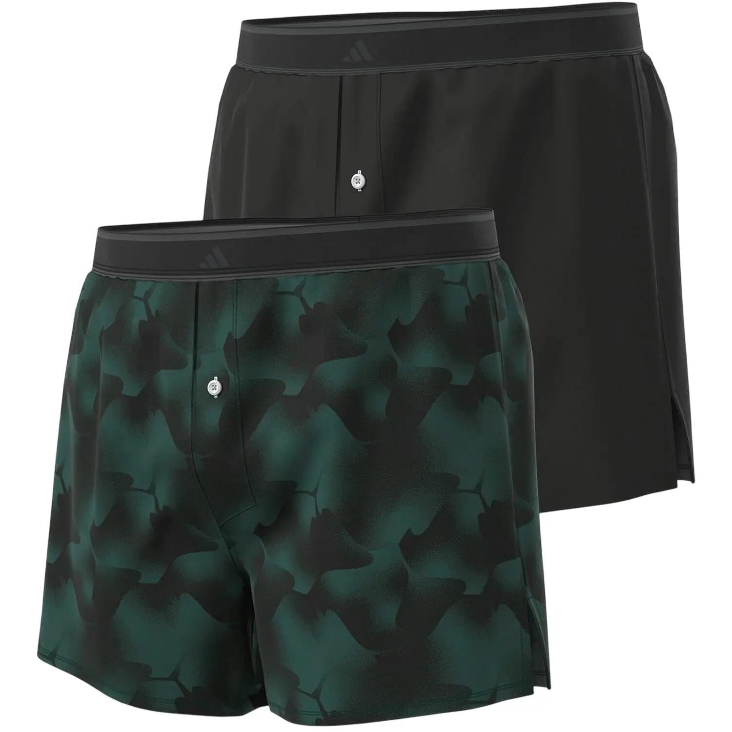 Adidas Mens Woven Boxer Shorts (Pack of 2)