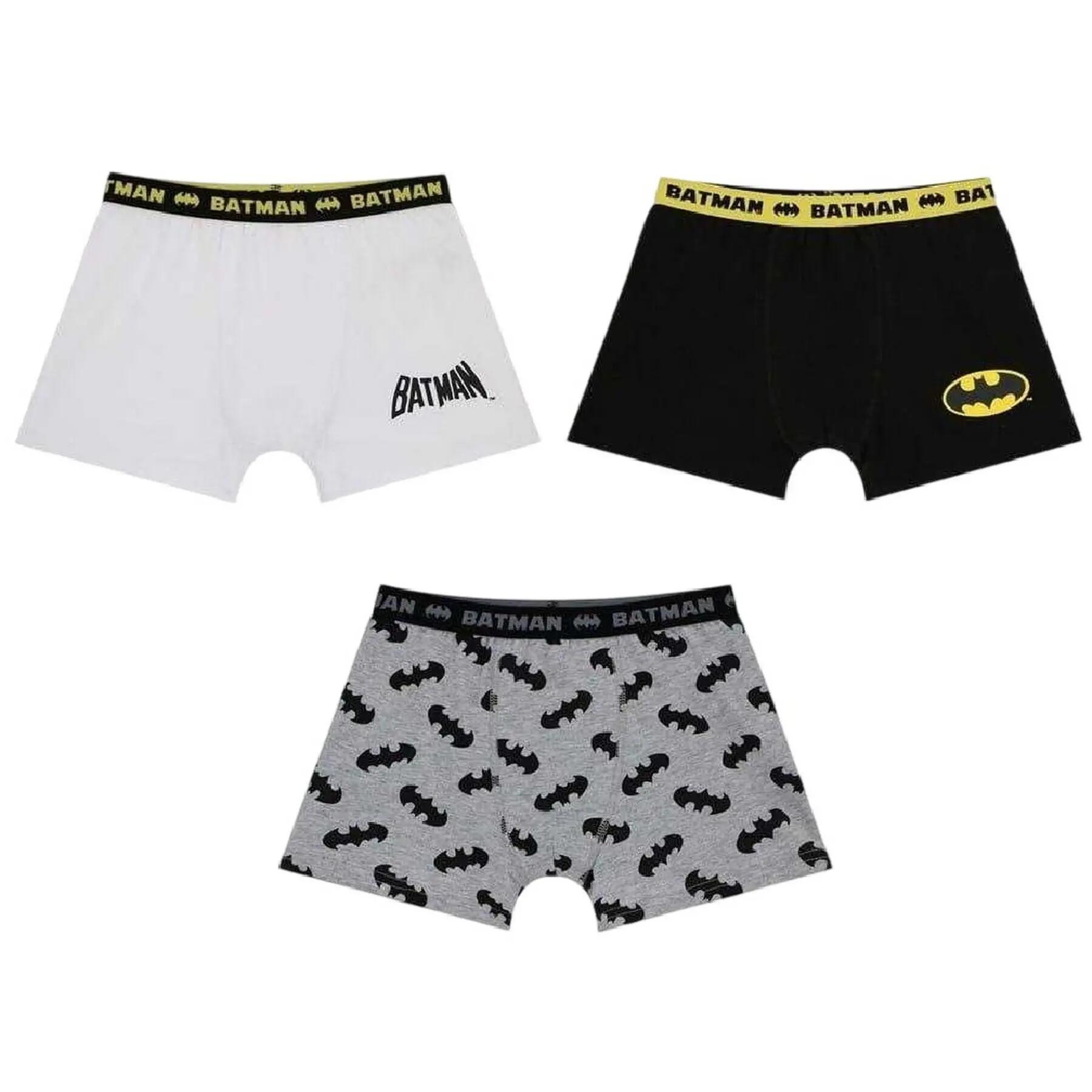 Batman Boys Batman Cotton Boxer Briefs (Pack of 3)