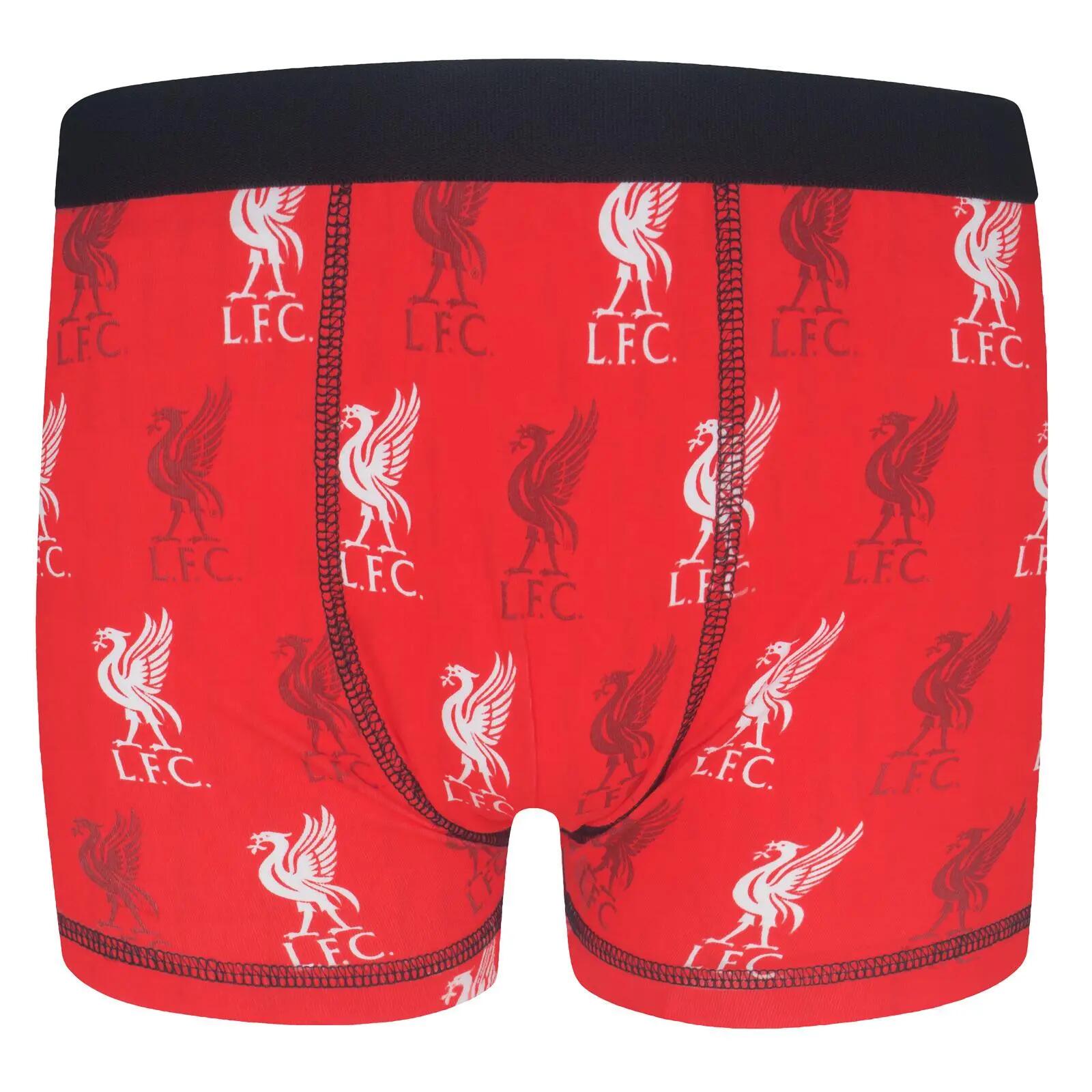 Liverpool FC Boys Repeat Logo Boxer Shorts