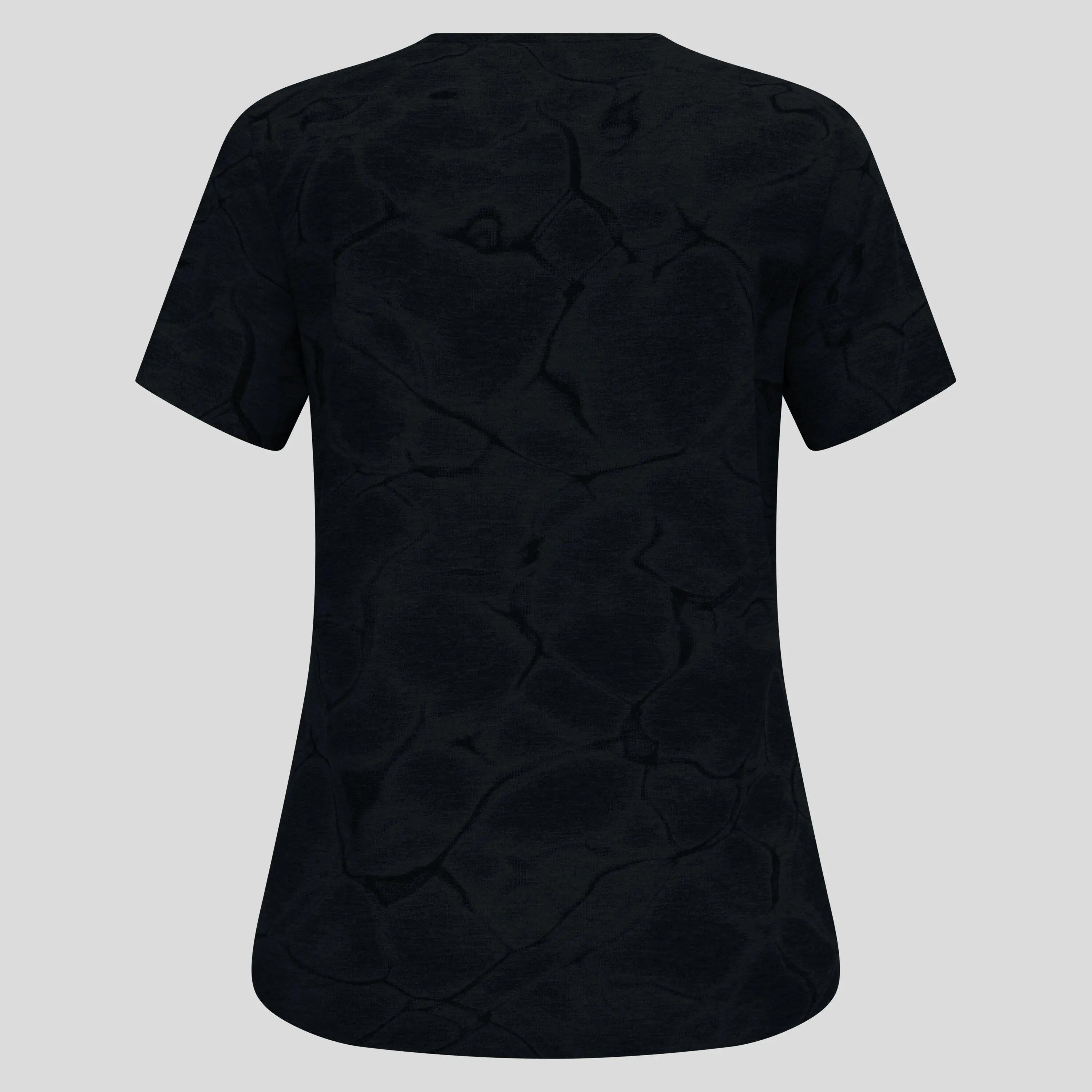 Odlo Zeroweight Engineered Chill-Tec Dames Technisch T-shirt Zwart 7/7